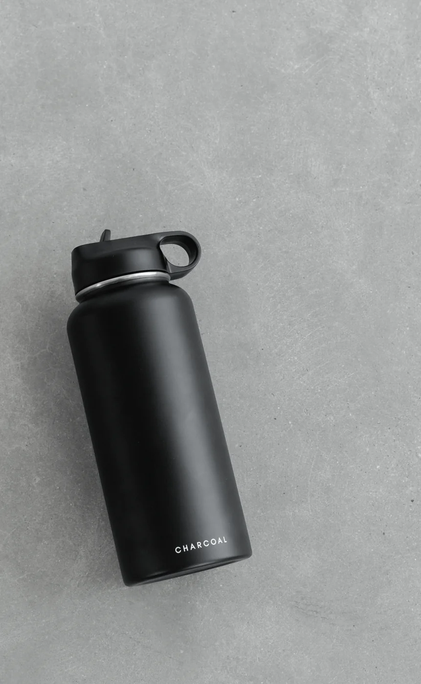 Insulated Water Bottle (Black) - Image 4
