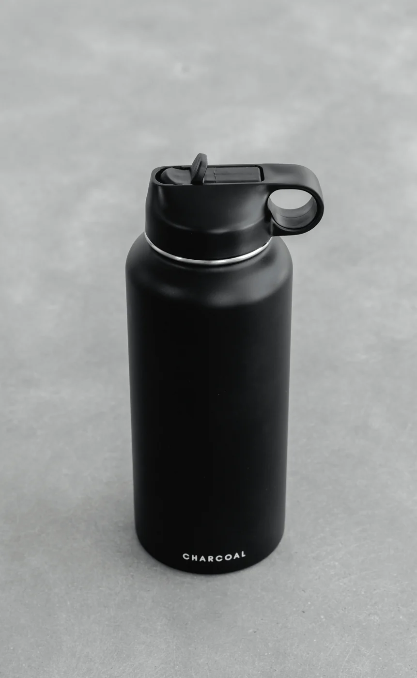 Insulated Water Bottle (Black) - Image 5