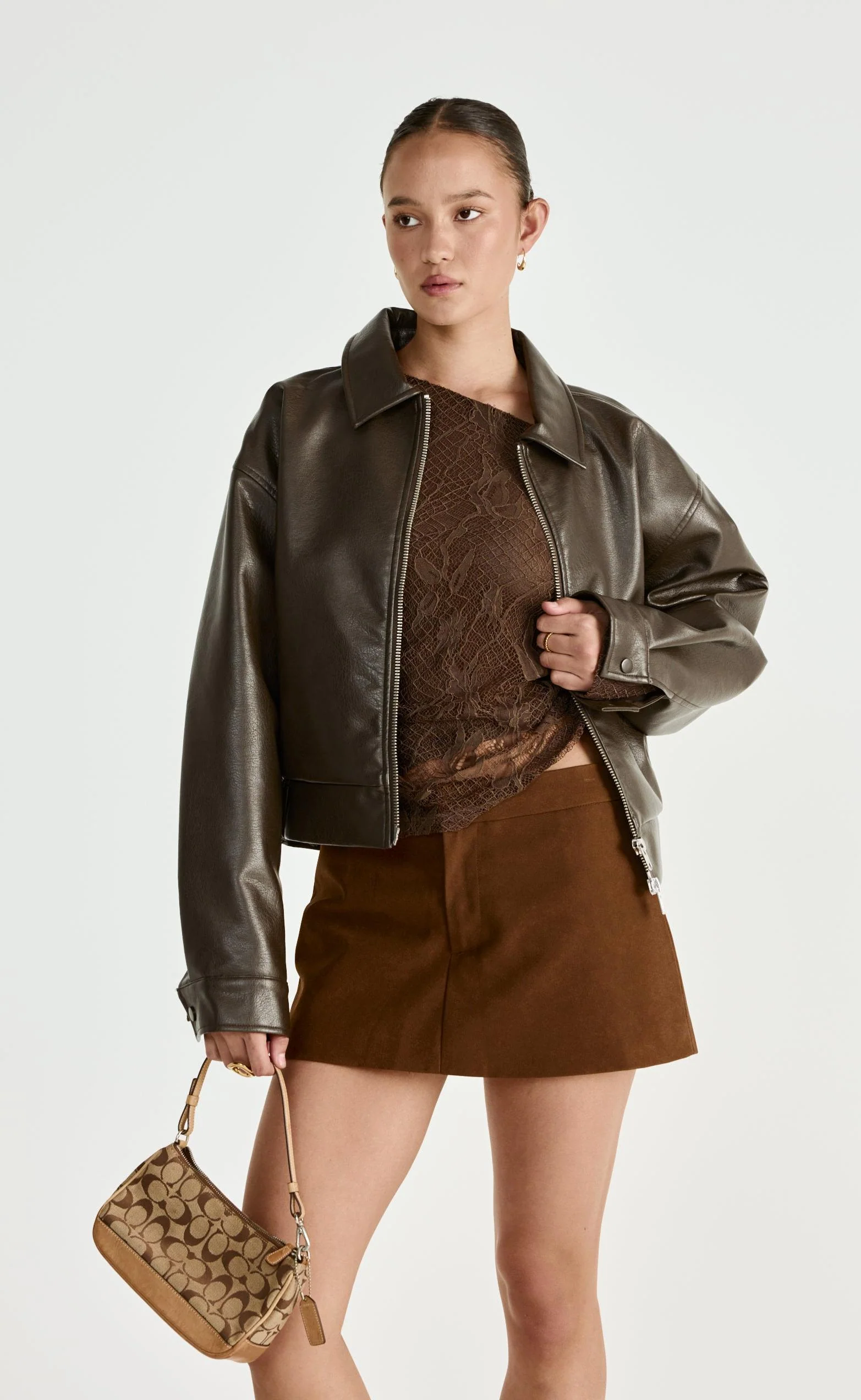 Abril Long Sleeve Top (Chocolate) - Image 4