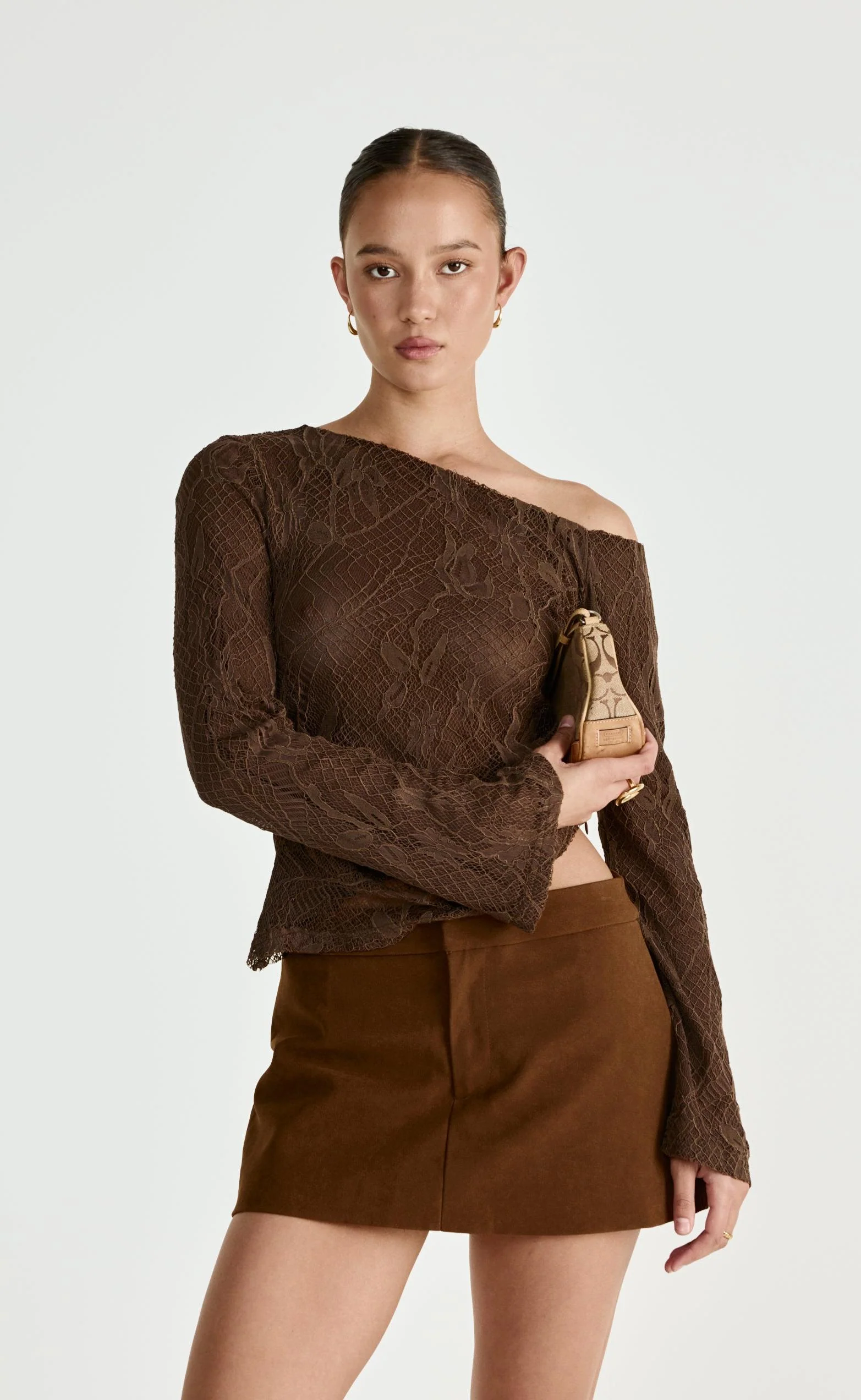 Abril Long Sleeve Top (Chocolate) - Image 7