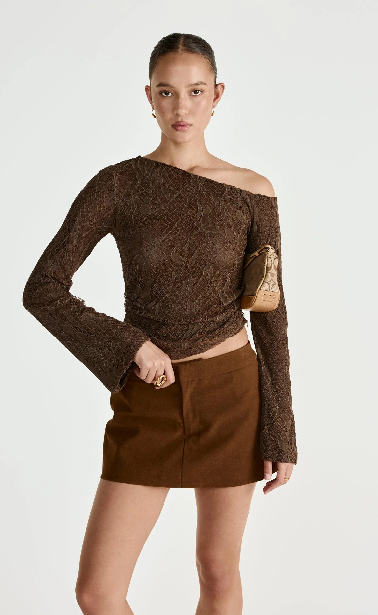 Abril Long Sleeve Top (Chocolate) - Image 8