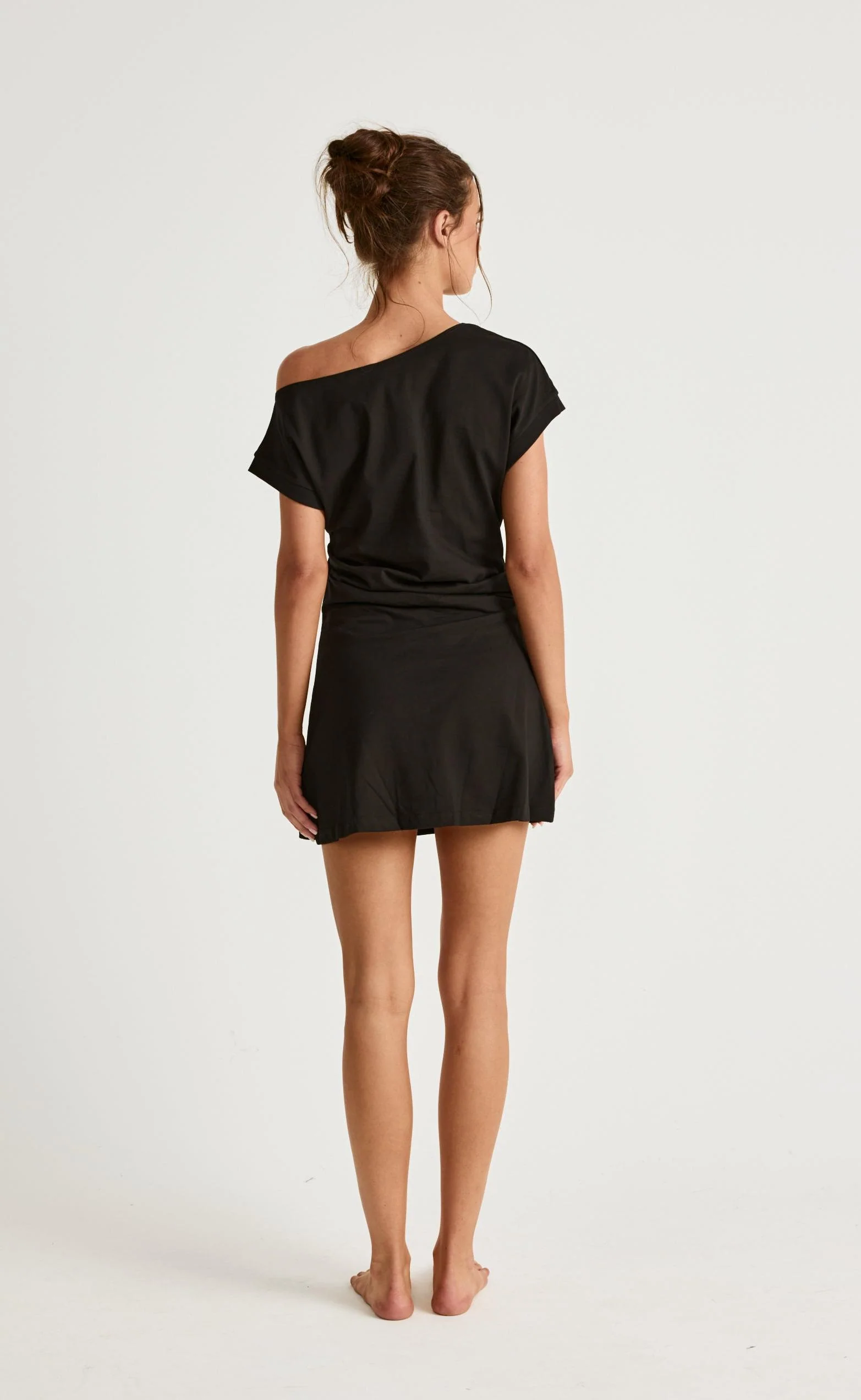 Adelaide Mini Dress (Black) - Image 4