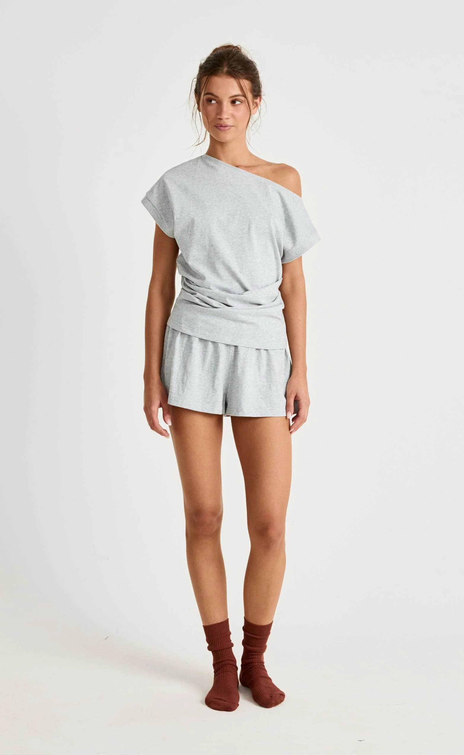 Adelaide Top (Grey Marle) - Image 4