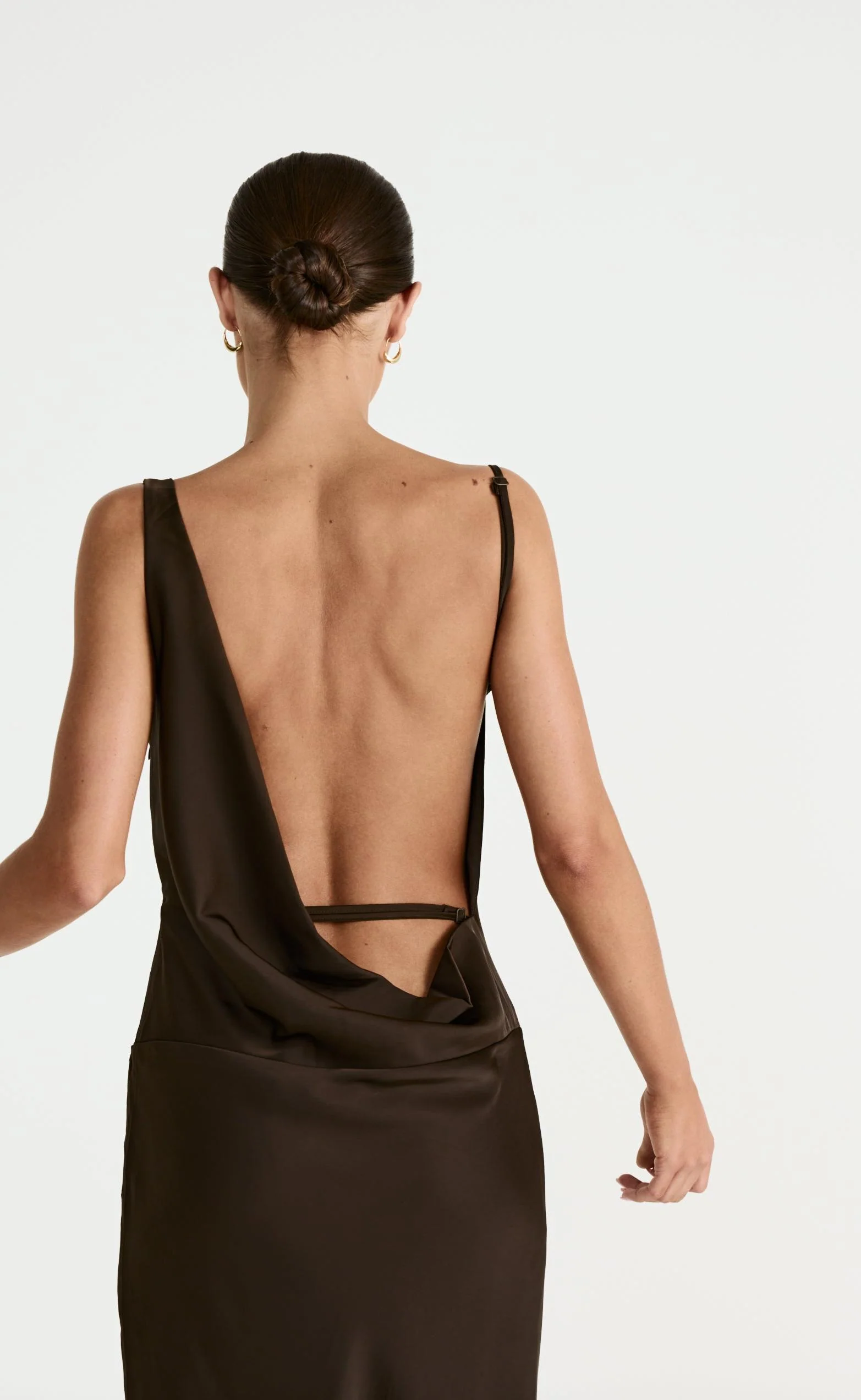 Adley Maxi Dress (Chocolate) - Image 4