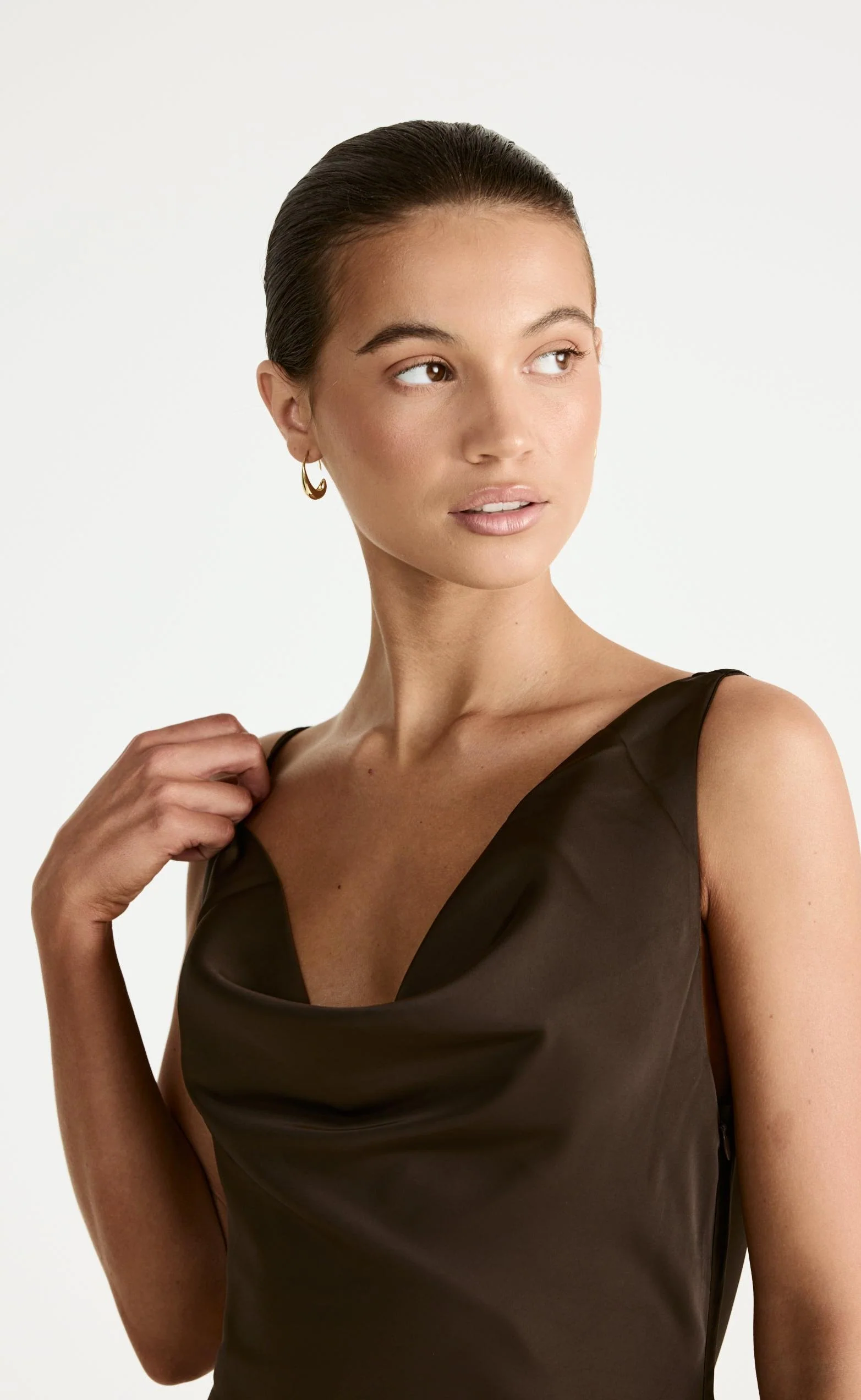 Adley Maxi Dress (Chocolate) - Image 7