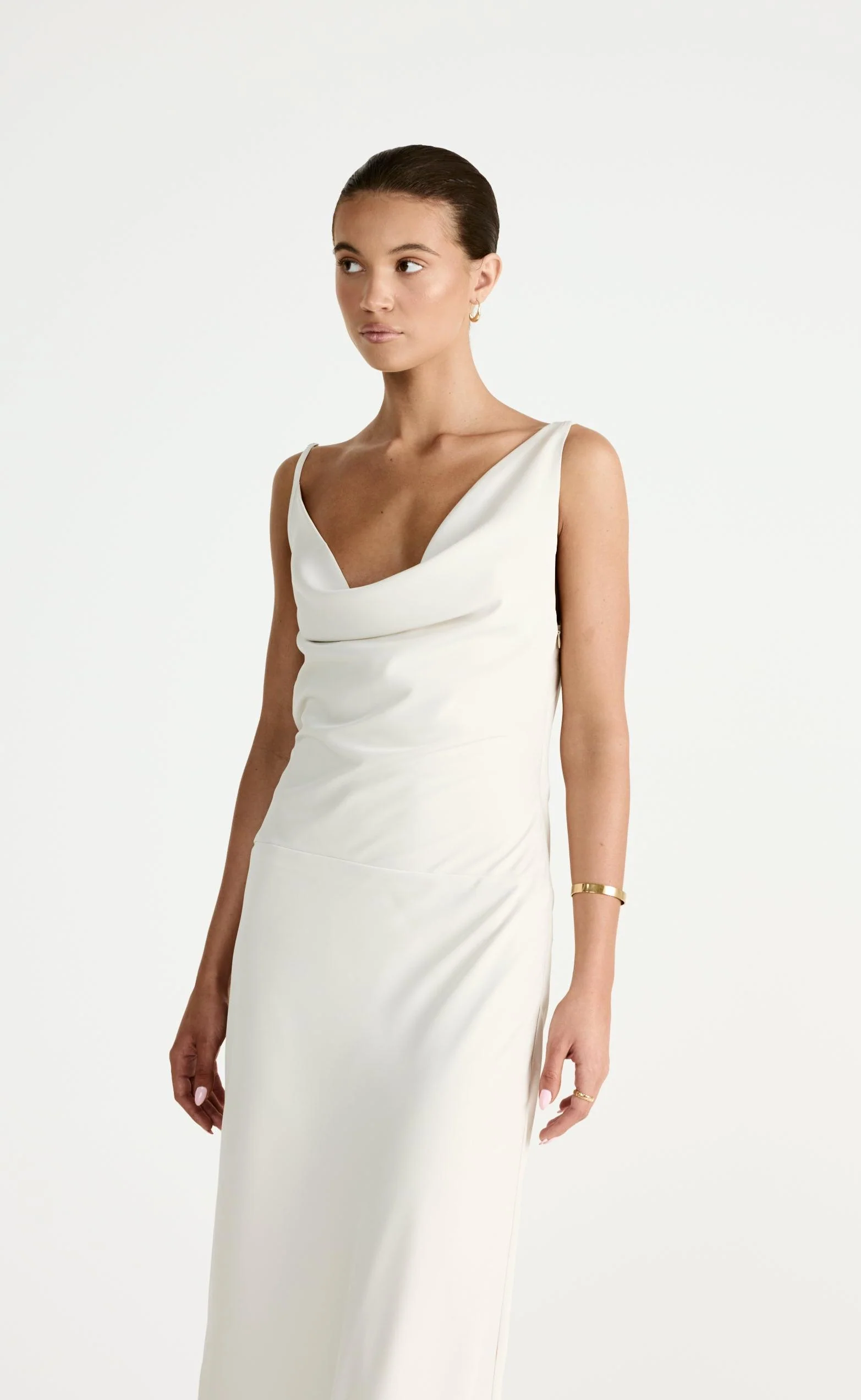 Adley Maxi Dress (Oat) - Image 4
