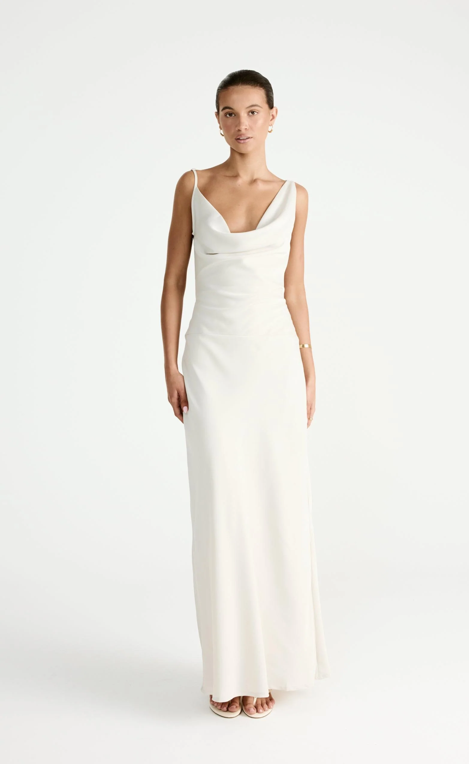 Adley Maxi Dress (Oat) - Image 7
