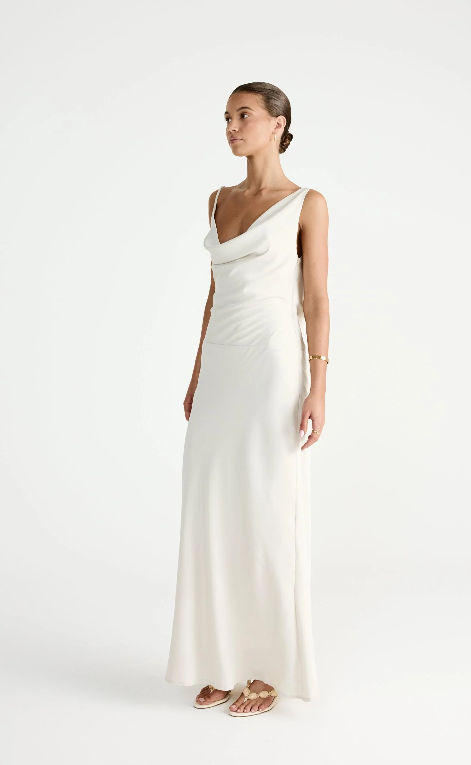Adley Maxi Dress (Oat) - Image 8