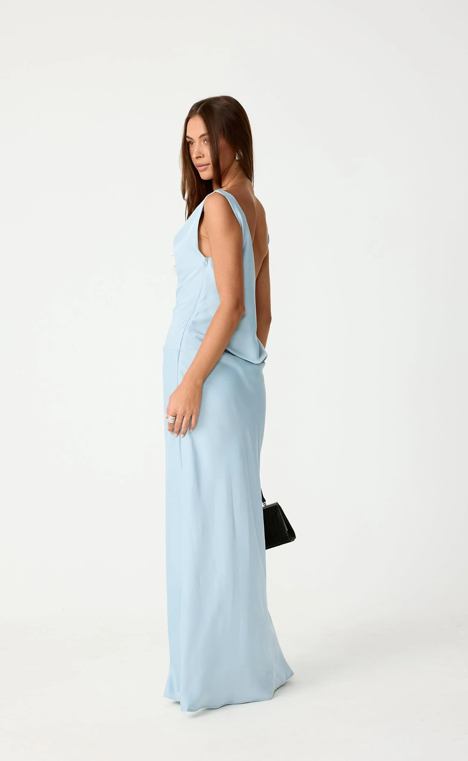 Adley Maxi Dress (Pale Blue) - Image 7