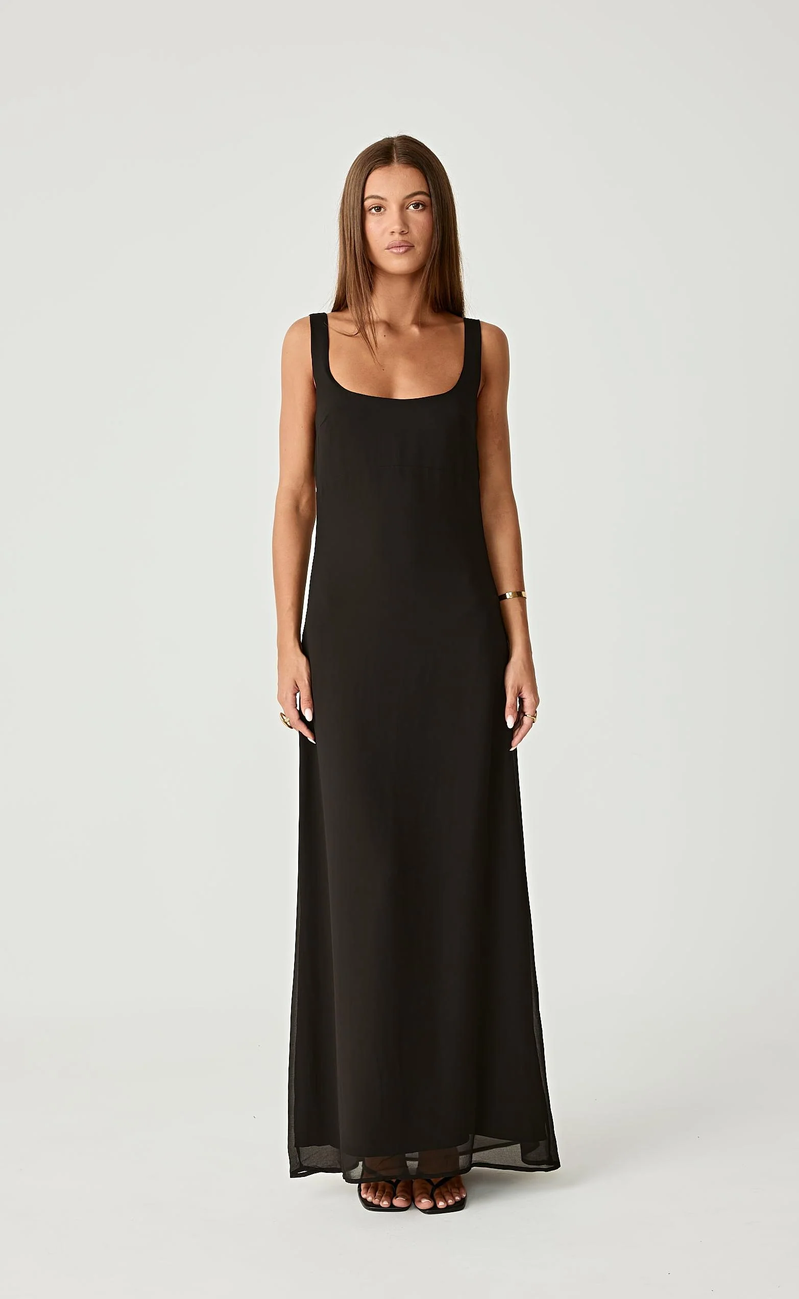 Alison Maxi Dress (Black) - Image 2