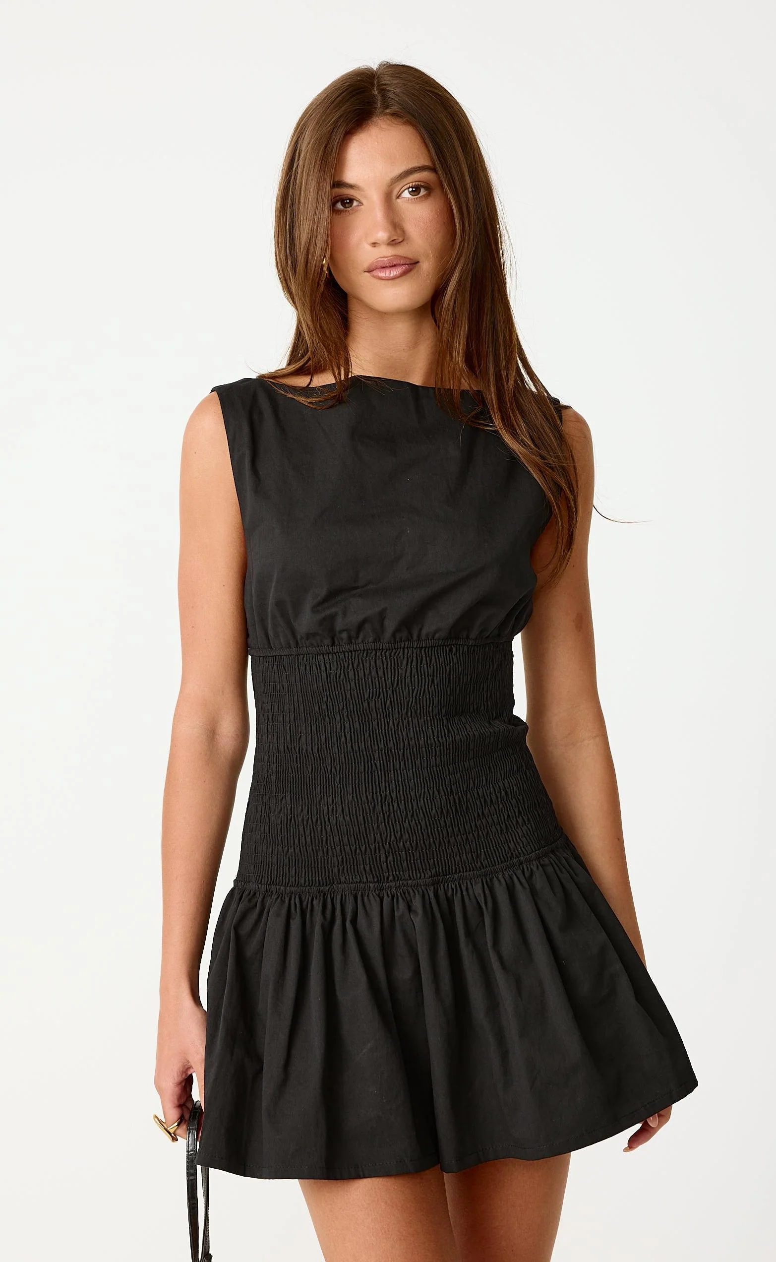 Aloha Mini Dress (Black) - Image 3