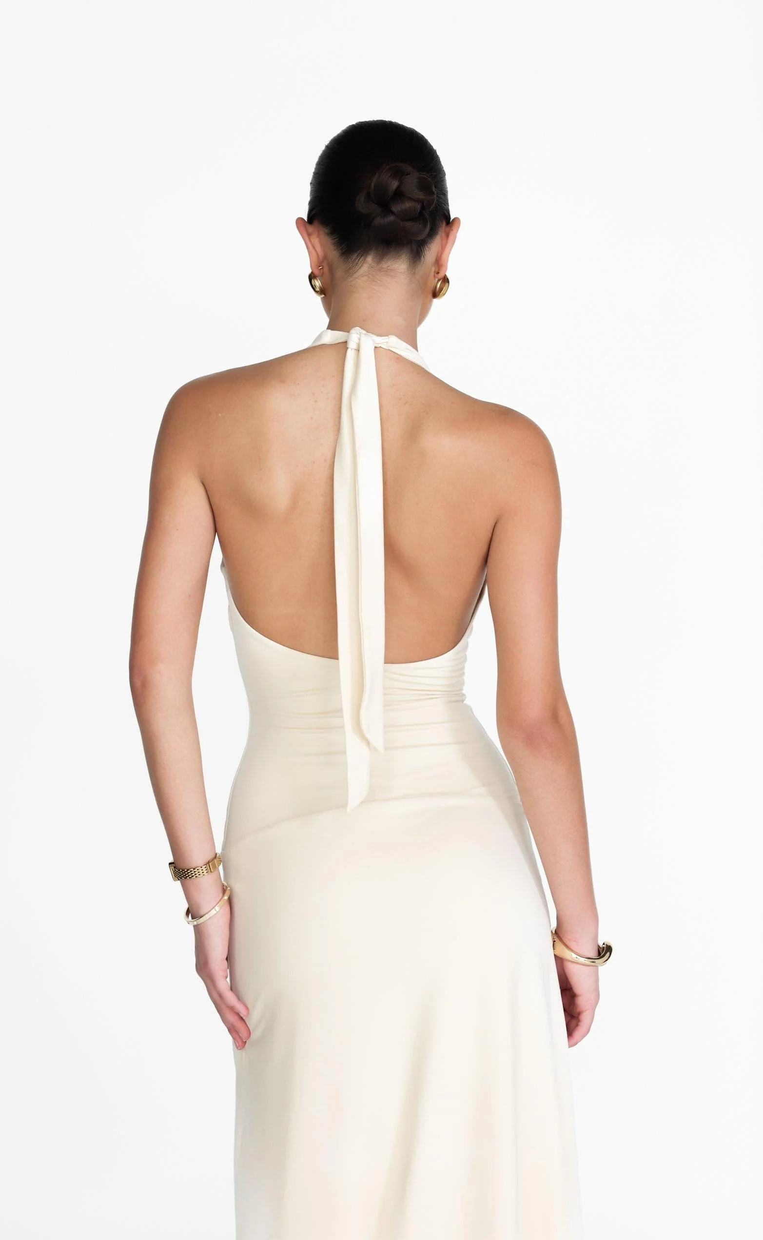 Araminta Maxi Dress (Oat) - Image 5