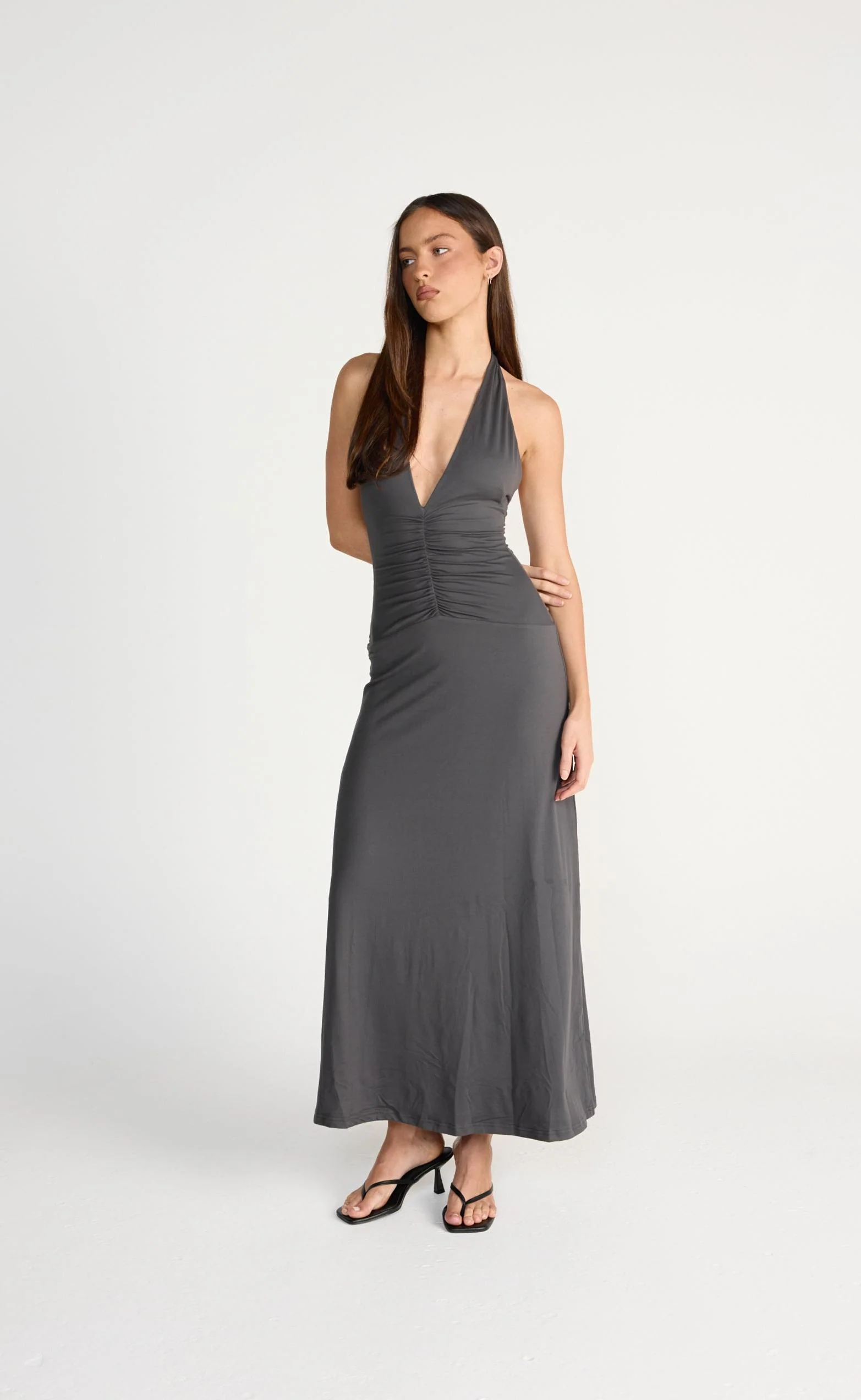 Araminta Maxi Dress (Slate) - Image 5