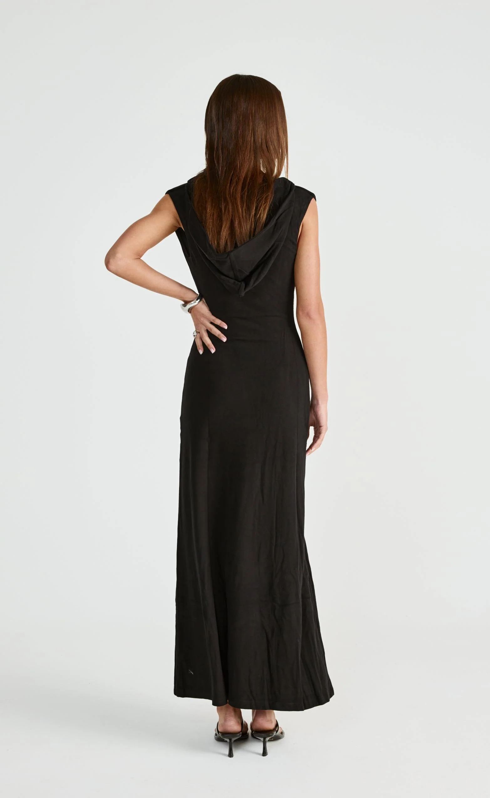 Arena Maxi Dress (Black) - Image 5