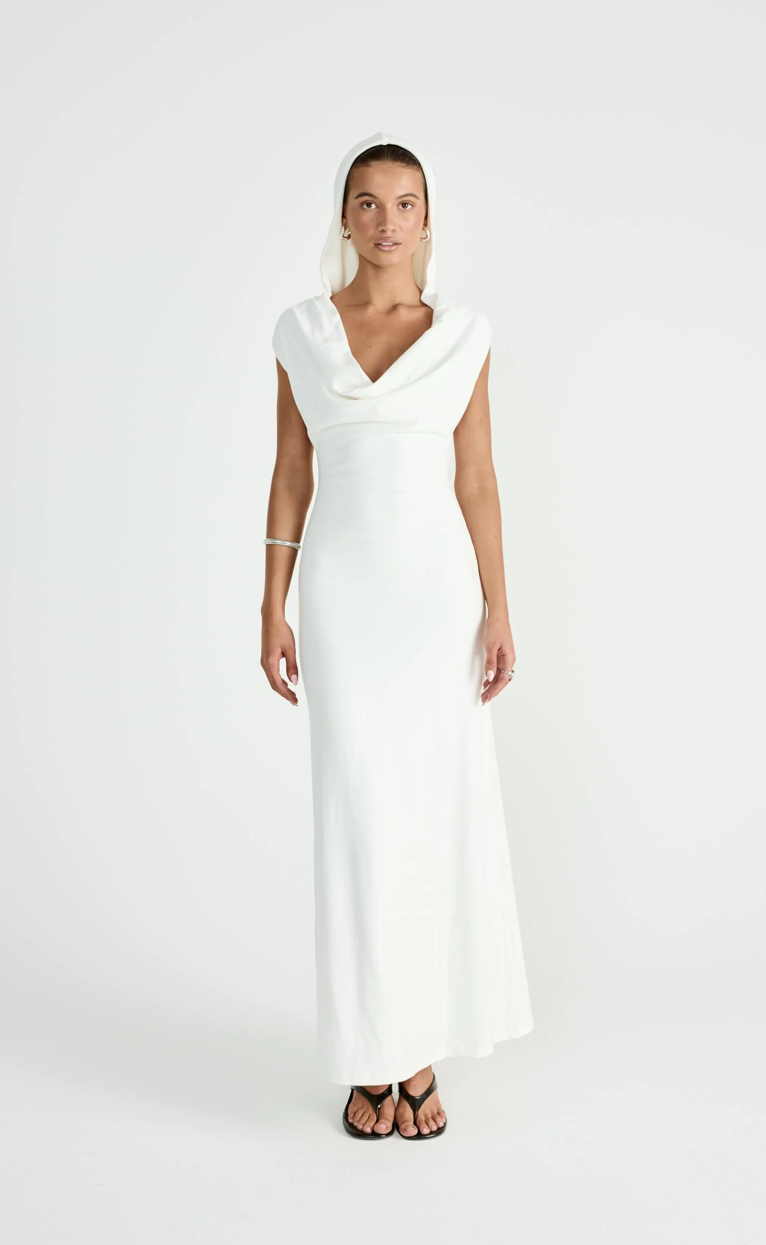 Arena Maxi Dress (Off White) - Image 4