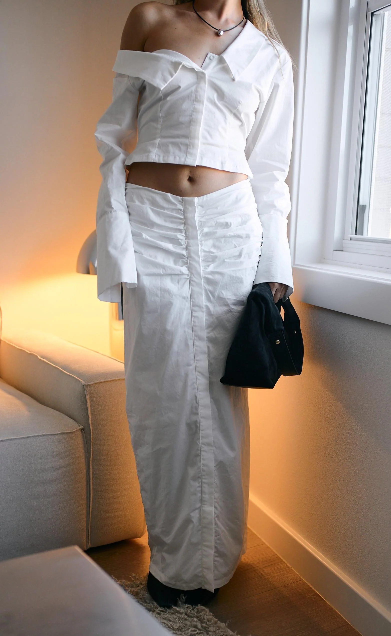 Arion Maxi Skirt (White) - Image 4