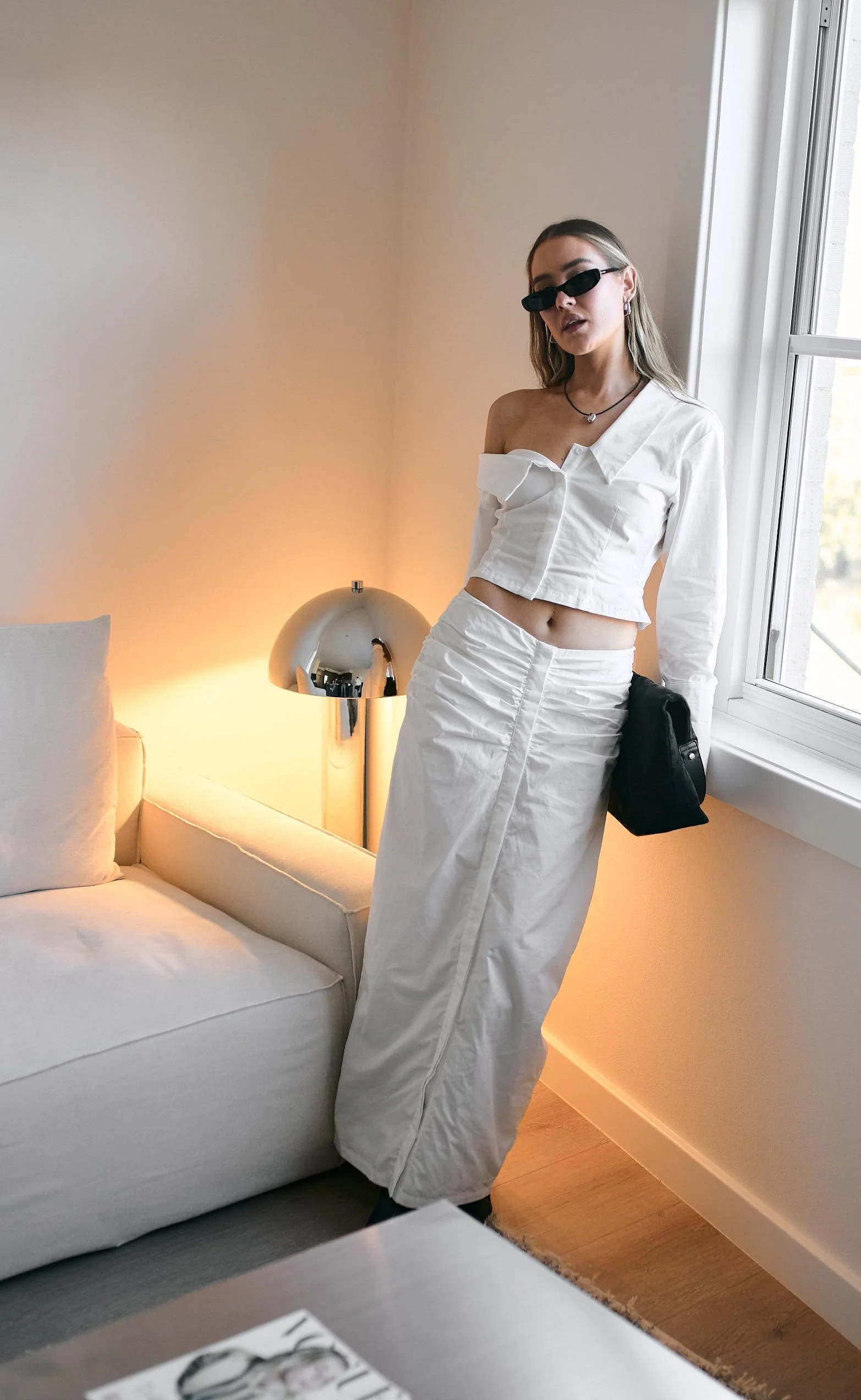 Arion Maxi Skirt (White) - Image 5