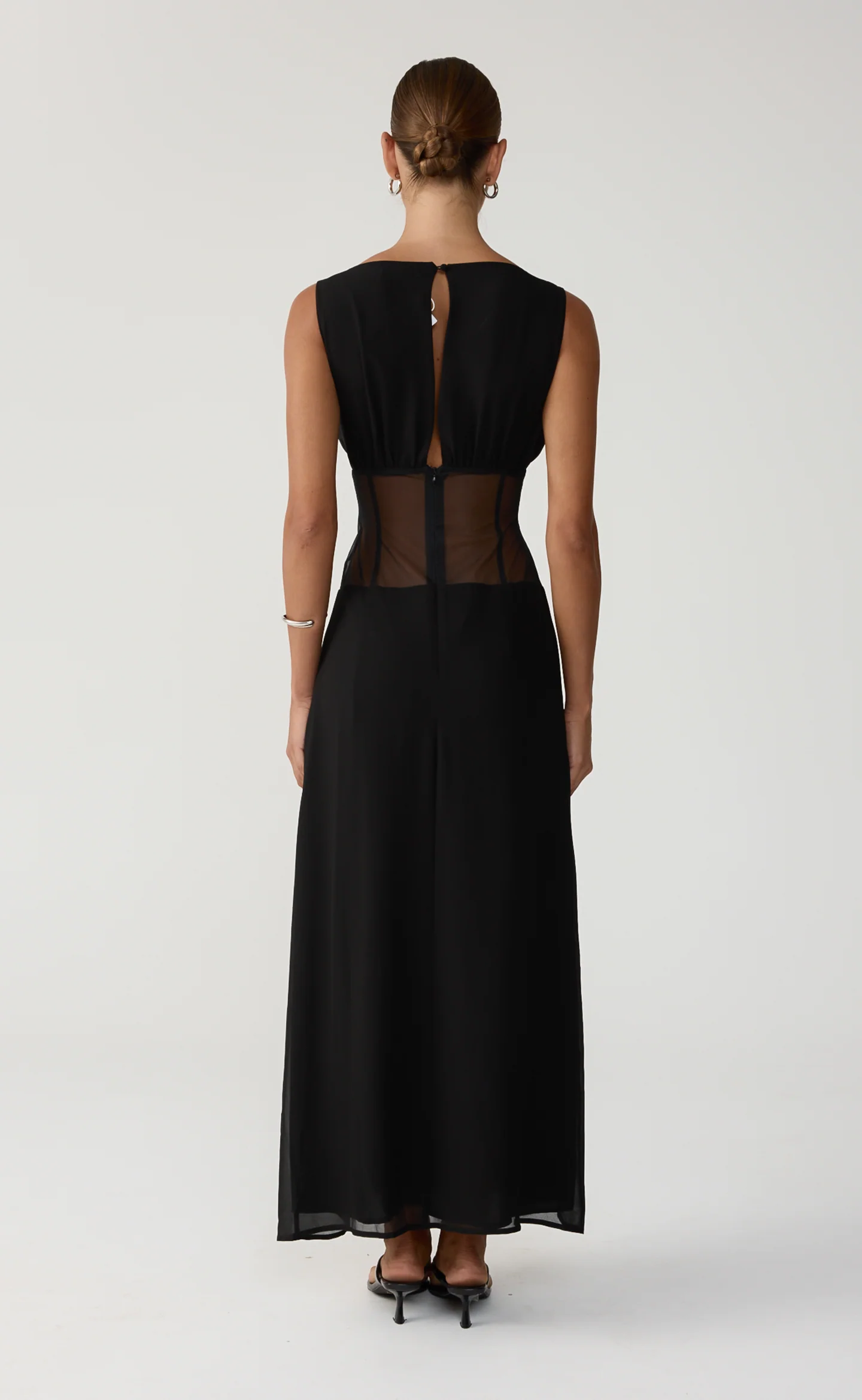 Arlene Maxi Dress (Black) - Image 5
