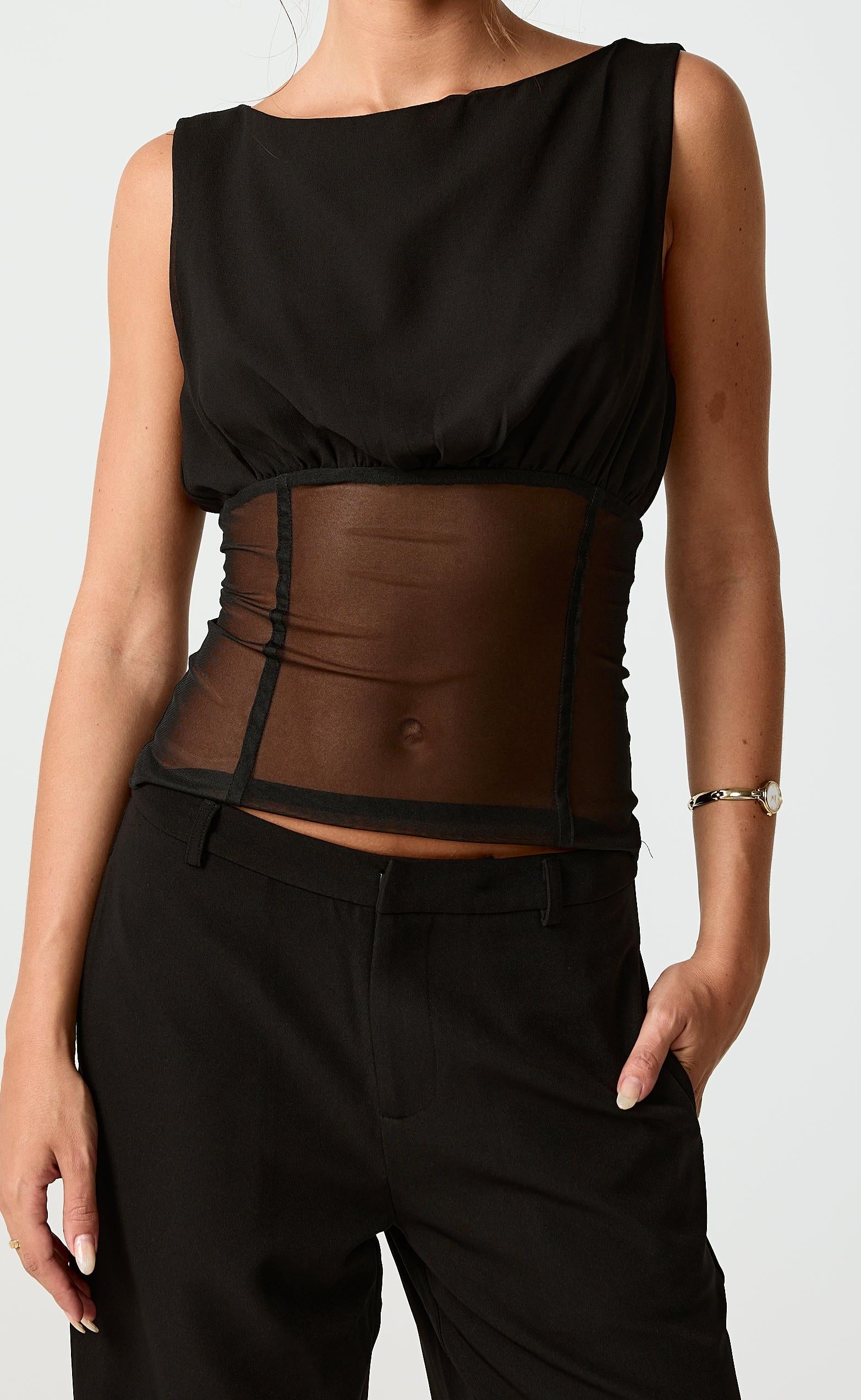 Arlene Top (Black) - Image 3