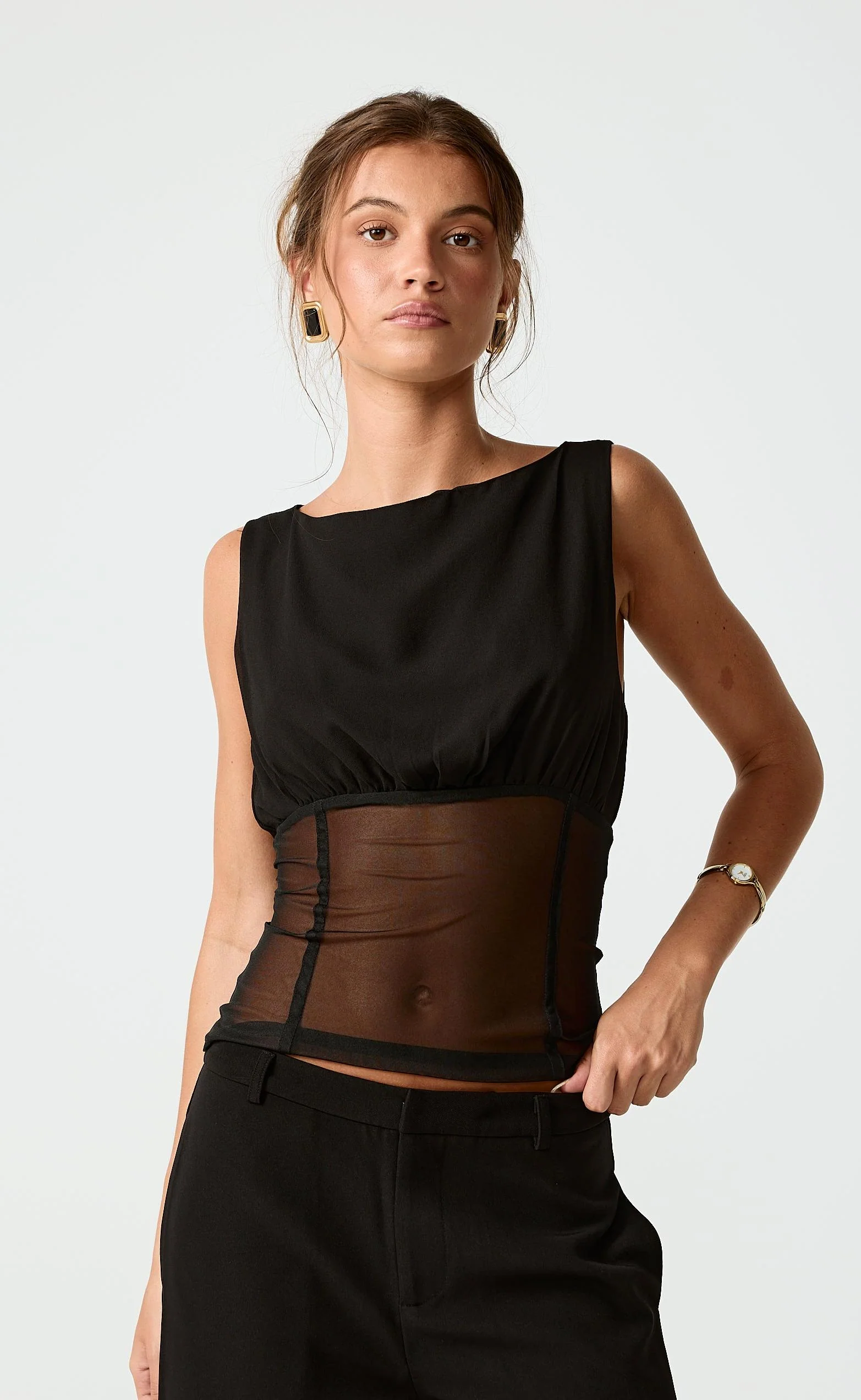 Arlene Top (Black) - Image 7