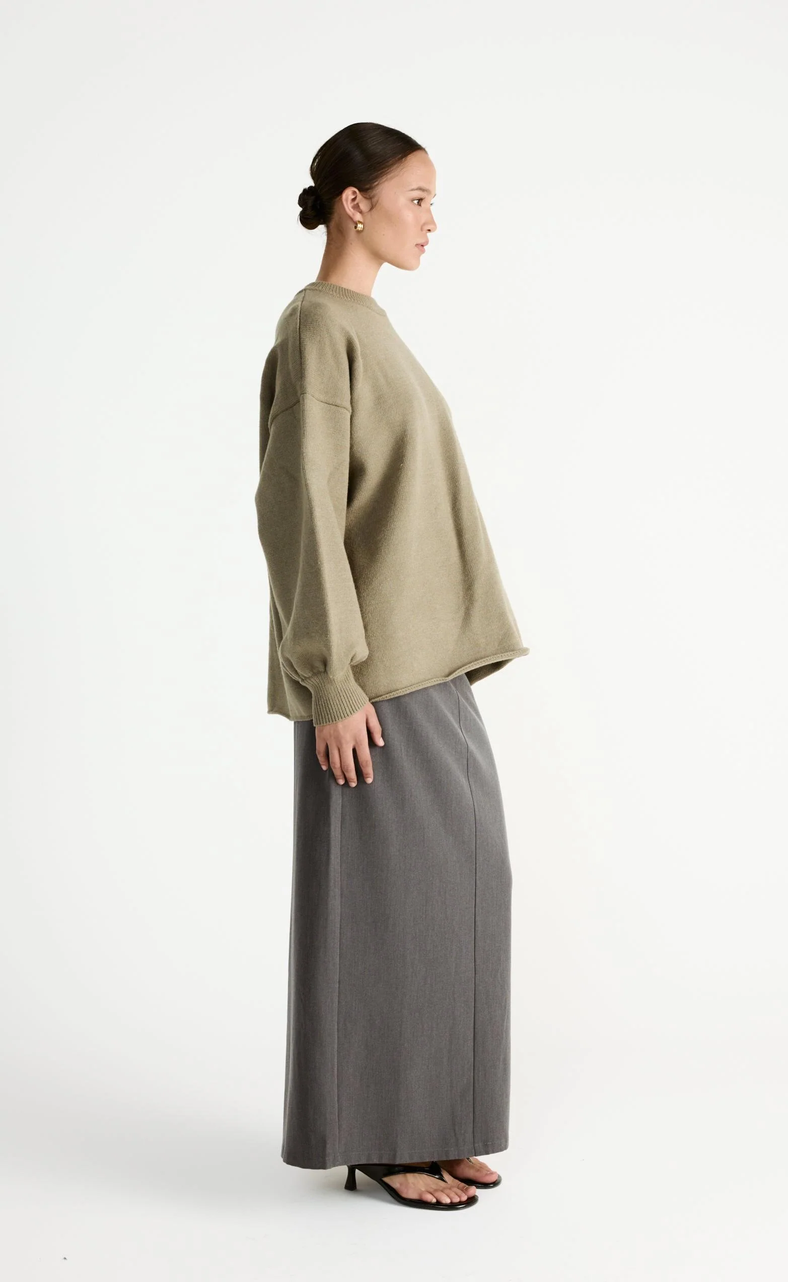 Arlette Jumper (Dusty Olive) - Image 3