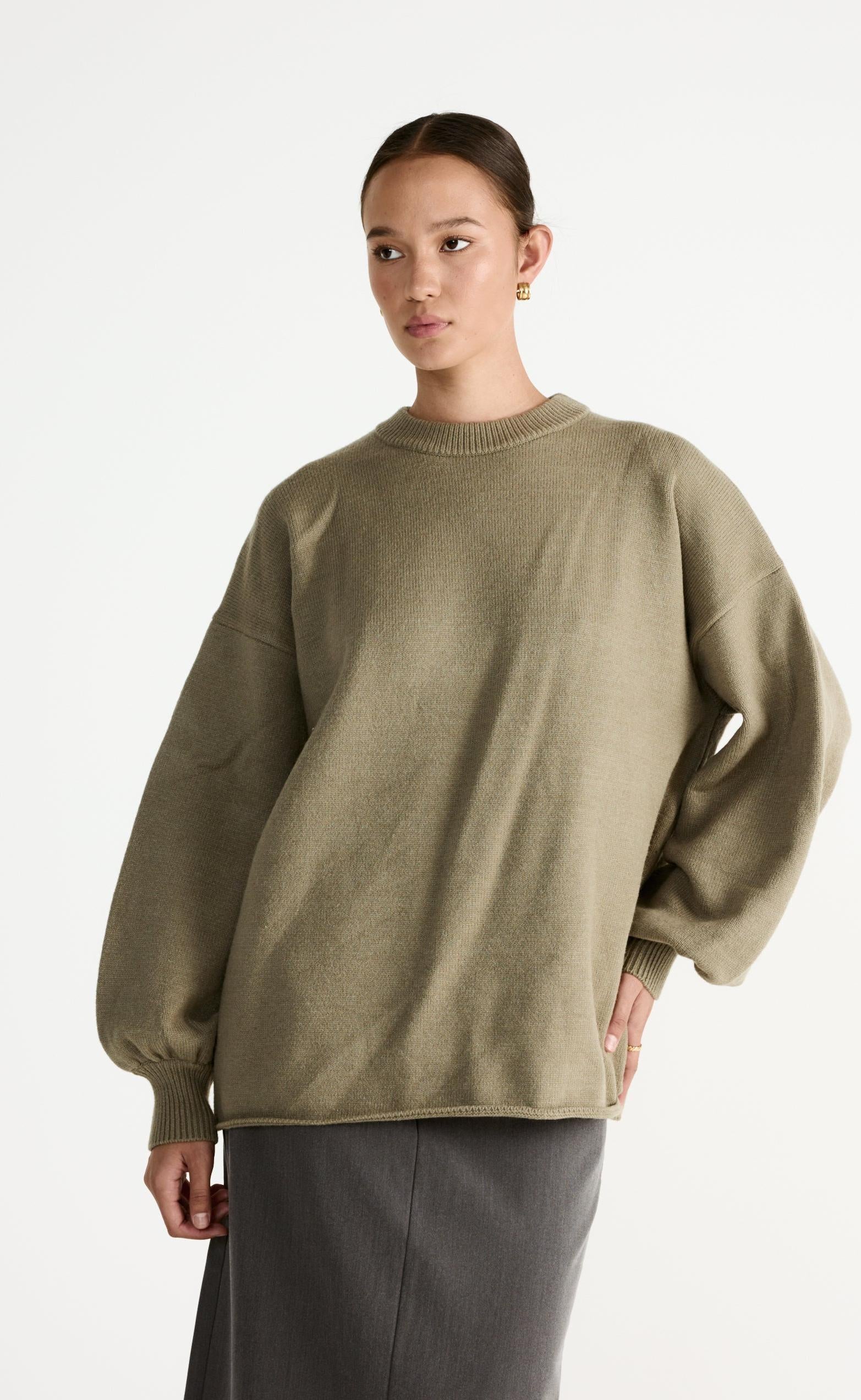 Arlette Jumper (Dusty Olive) - Image 8