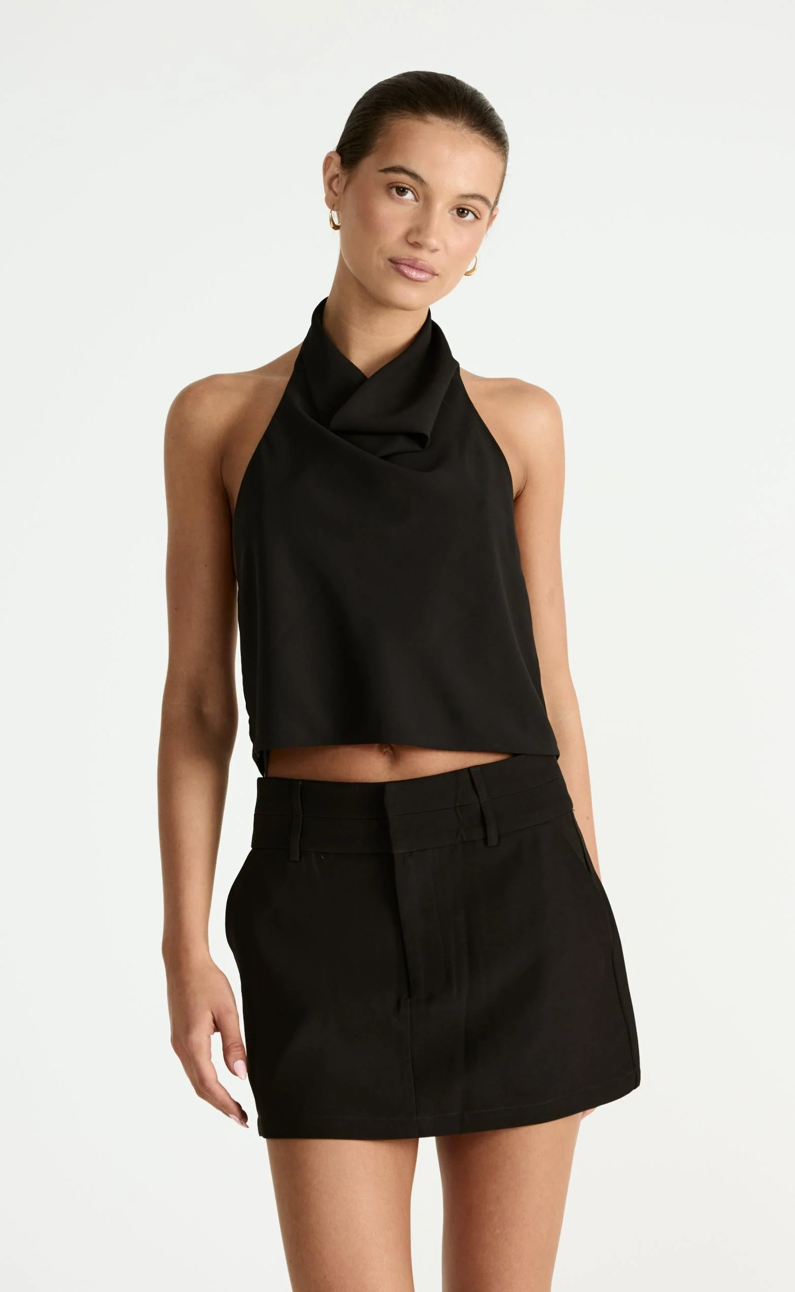 Aster Mini Skirt (Black) - Image 5