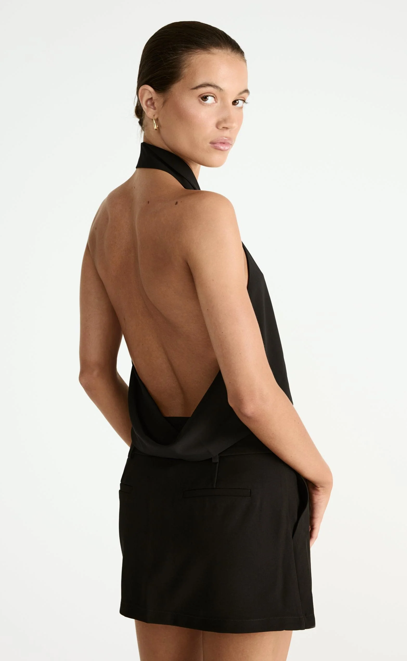 Aster Mini Skirt (Black) - Image 6