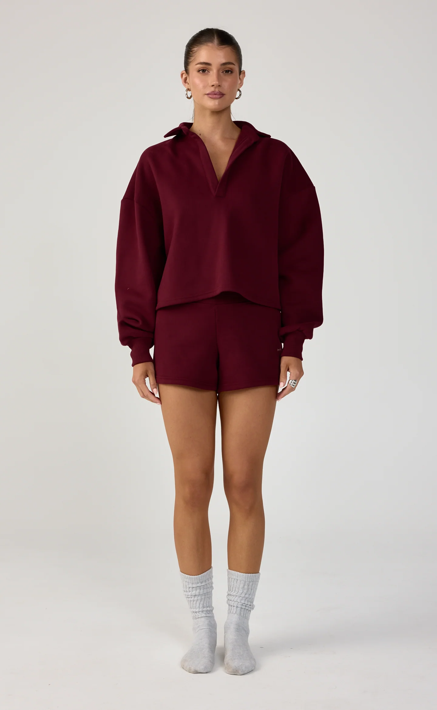 Atlas Sweat Shorts (Plum) - Image 3