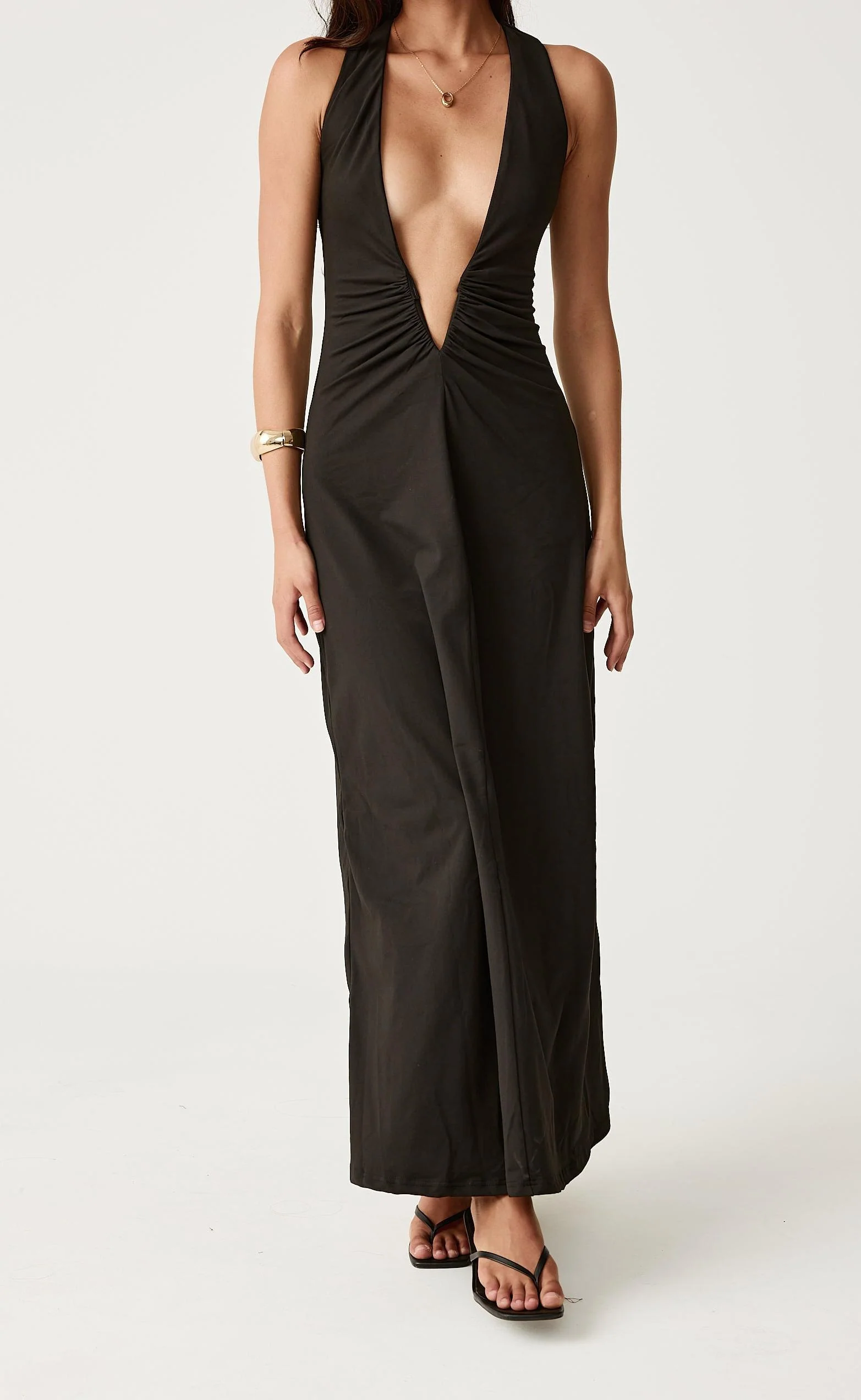 Avril Maxi Dress (Black) - Image 6