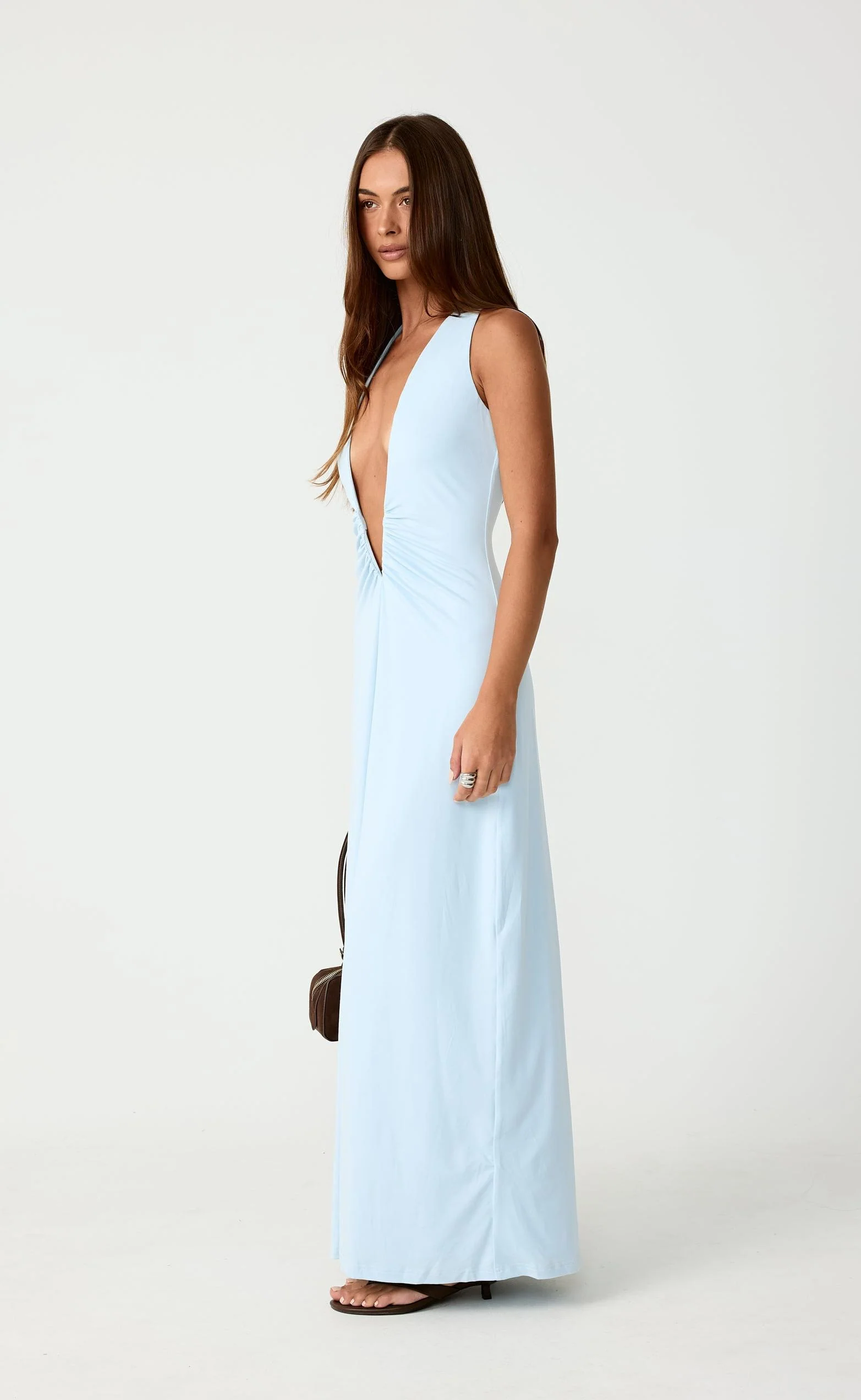 Avril Maxi Dress (Ice Blue) - Image 5
