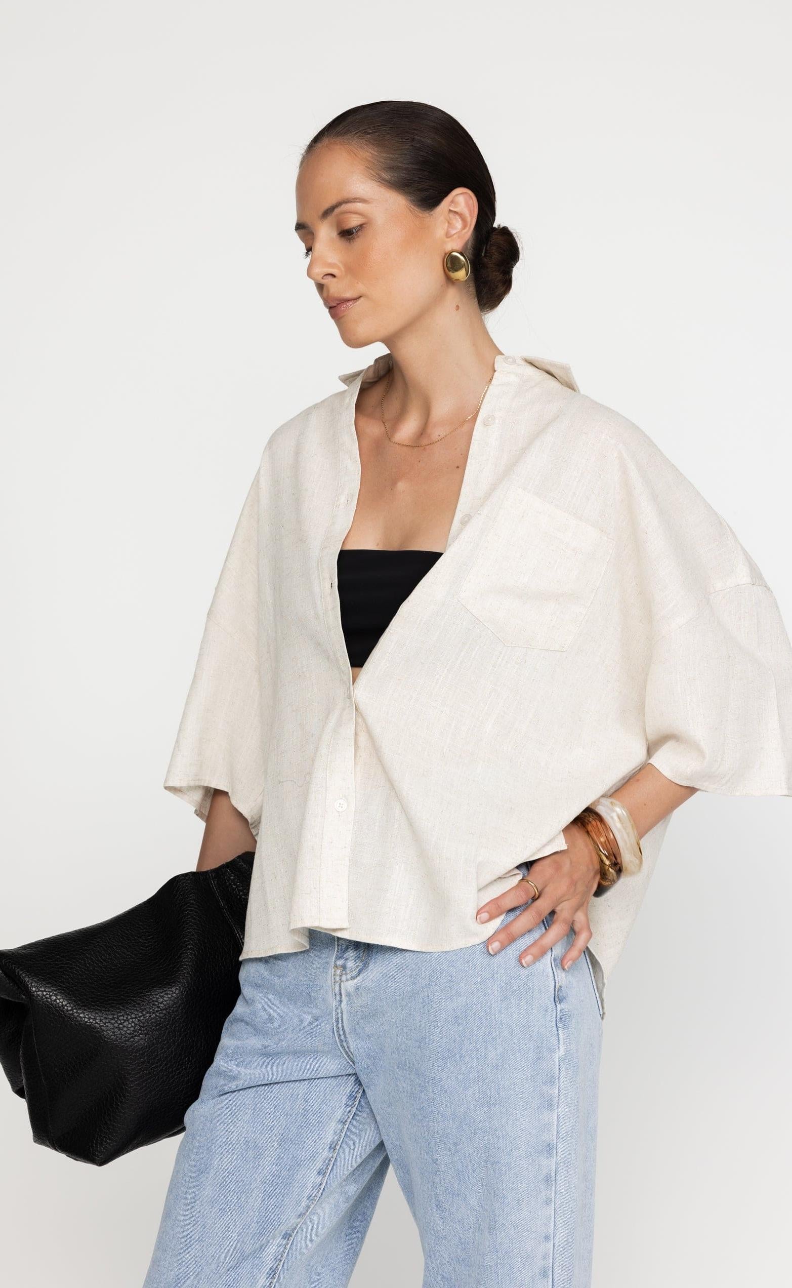 Bec Shirt (Oatmeal) - Image 2
