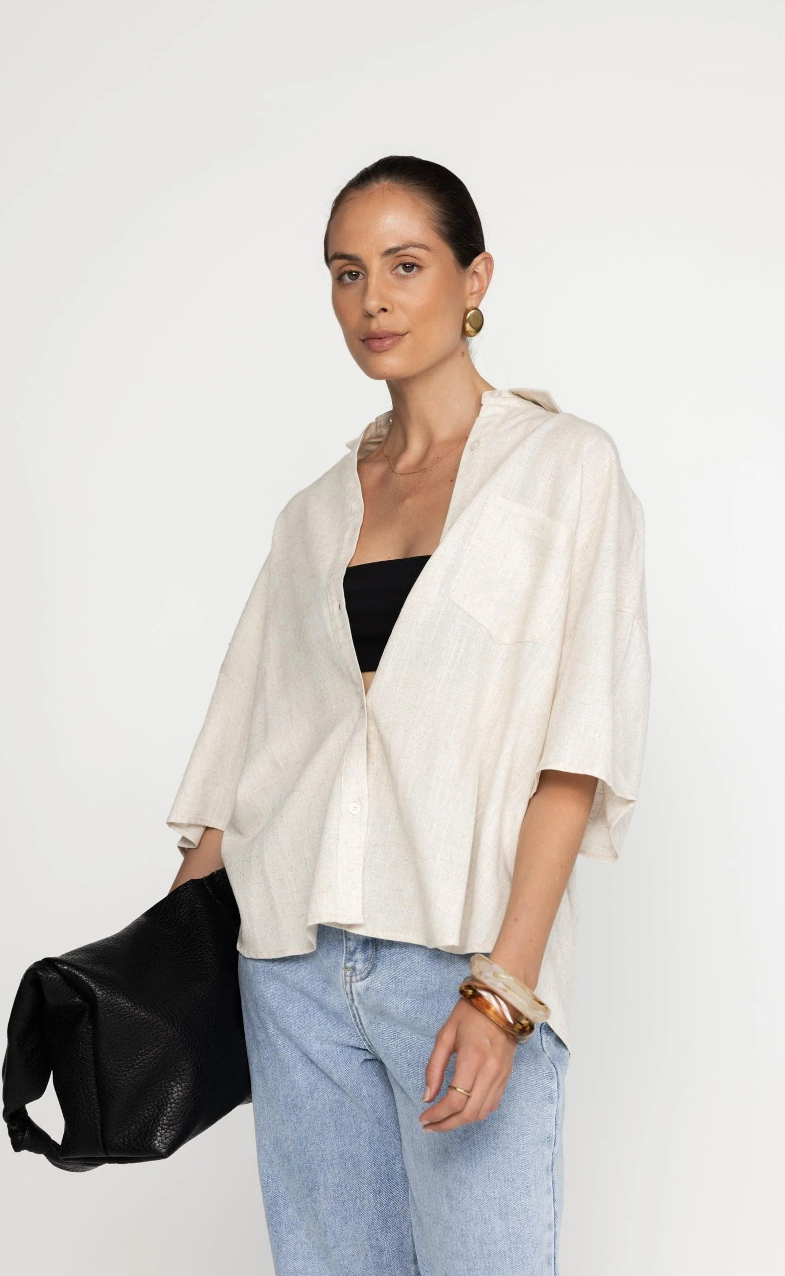 Bec Shirt (Oatmeal) - Image 3