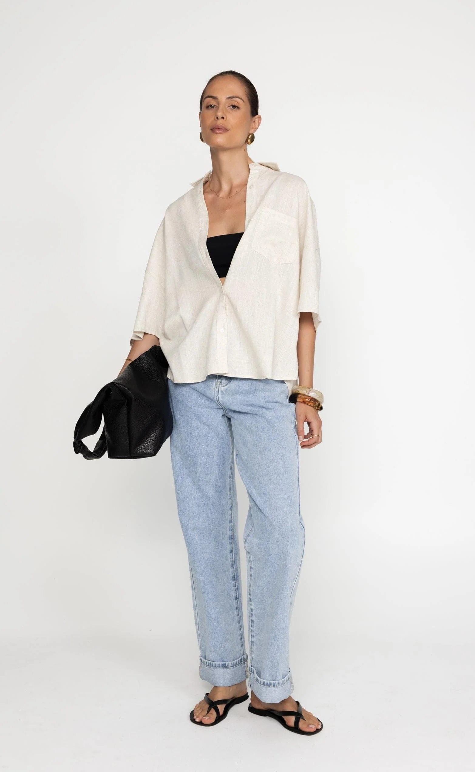 Bec Shirt (Oatmeal) - Image 4