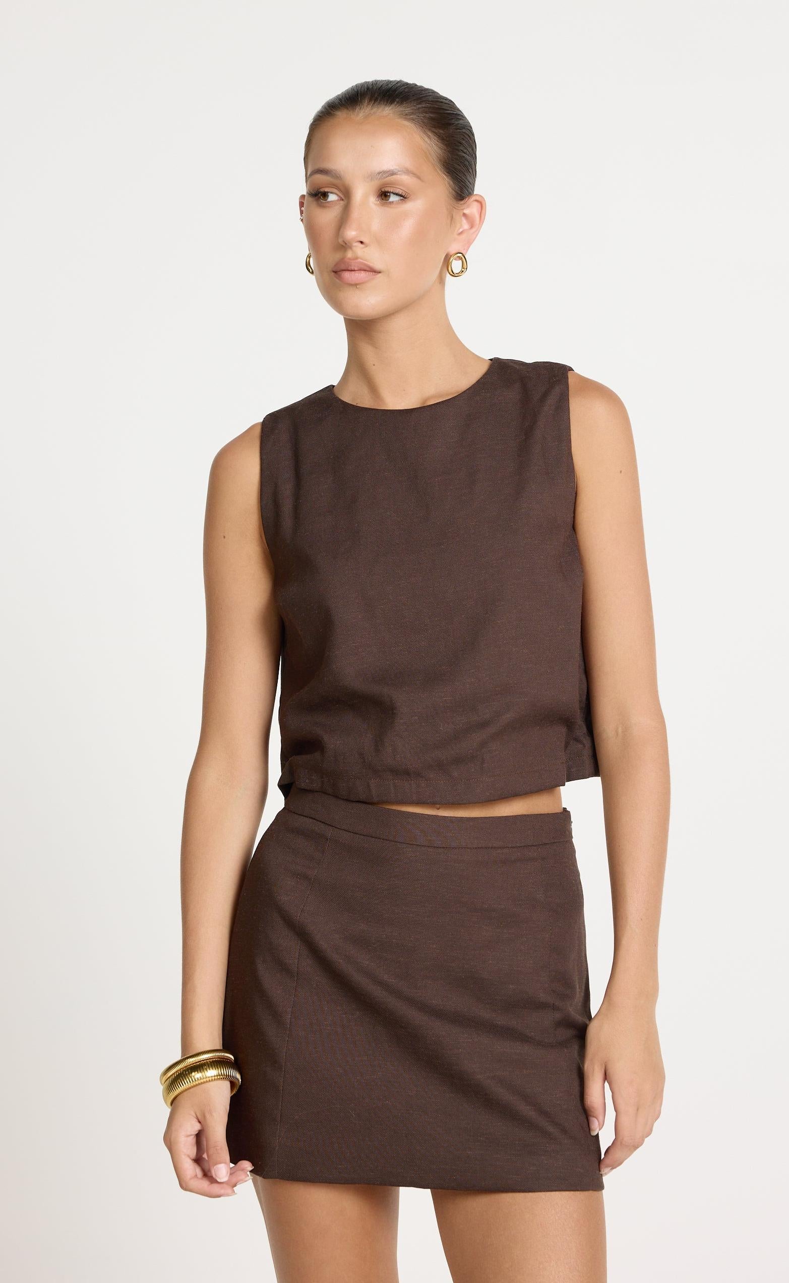 Beckett Top (Chocolate) - Image 3