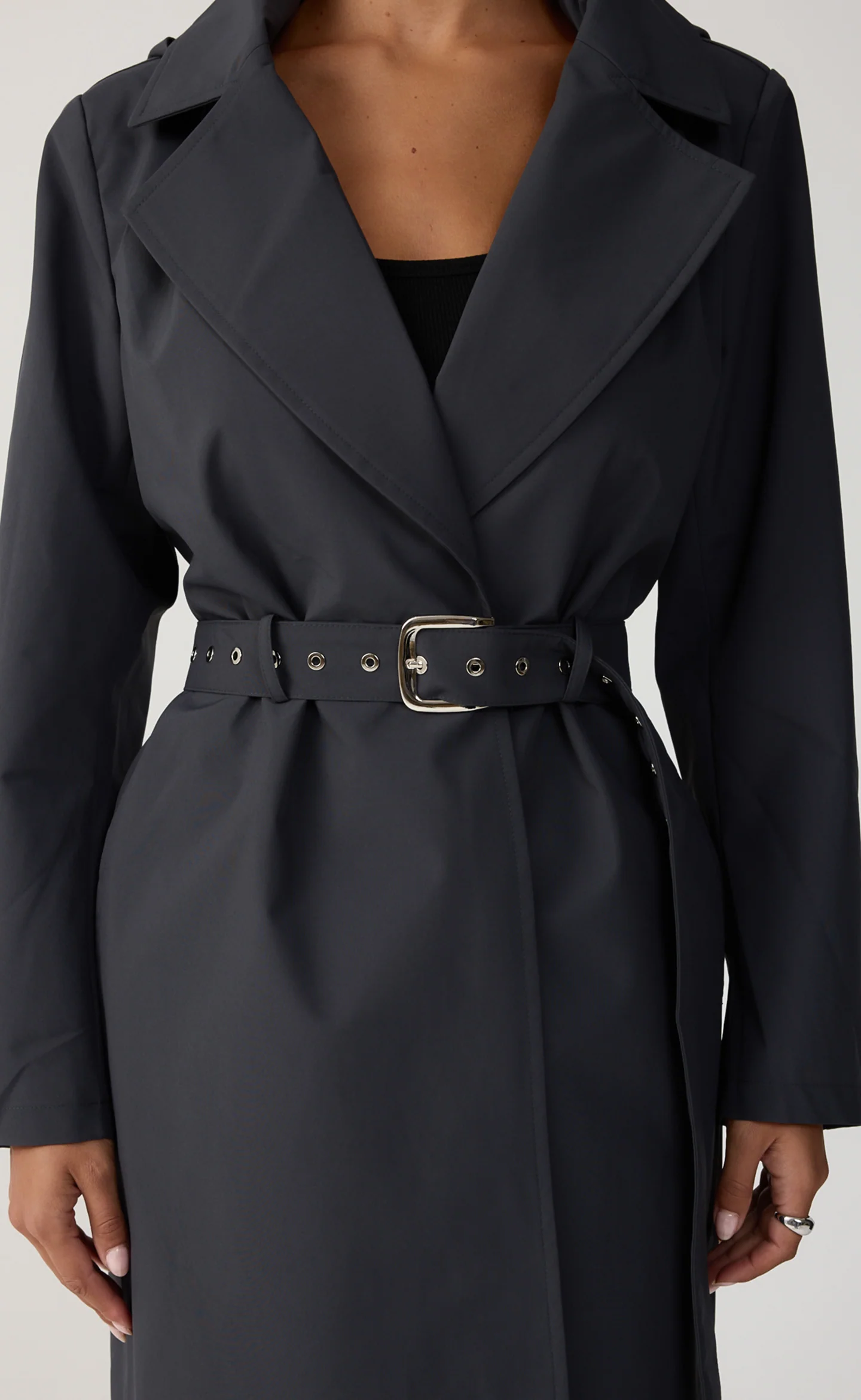 Benito Raincoat (Charcoal) - Image 5