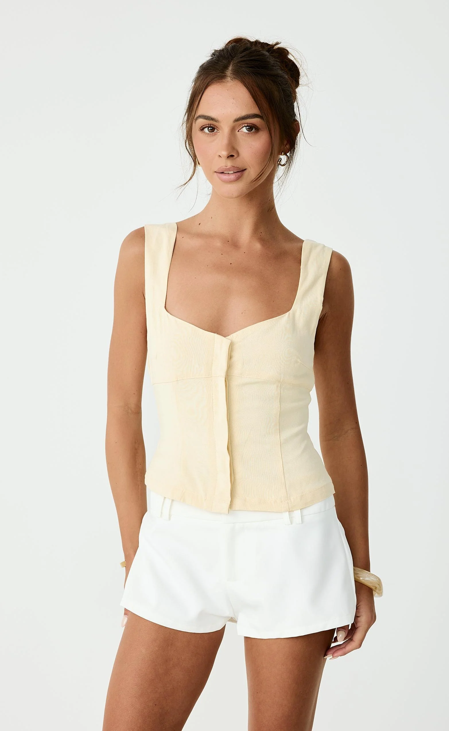 Boone Shorts (White) - Image 3