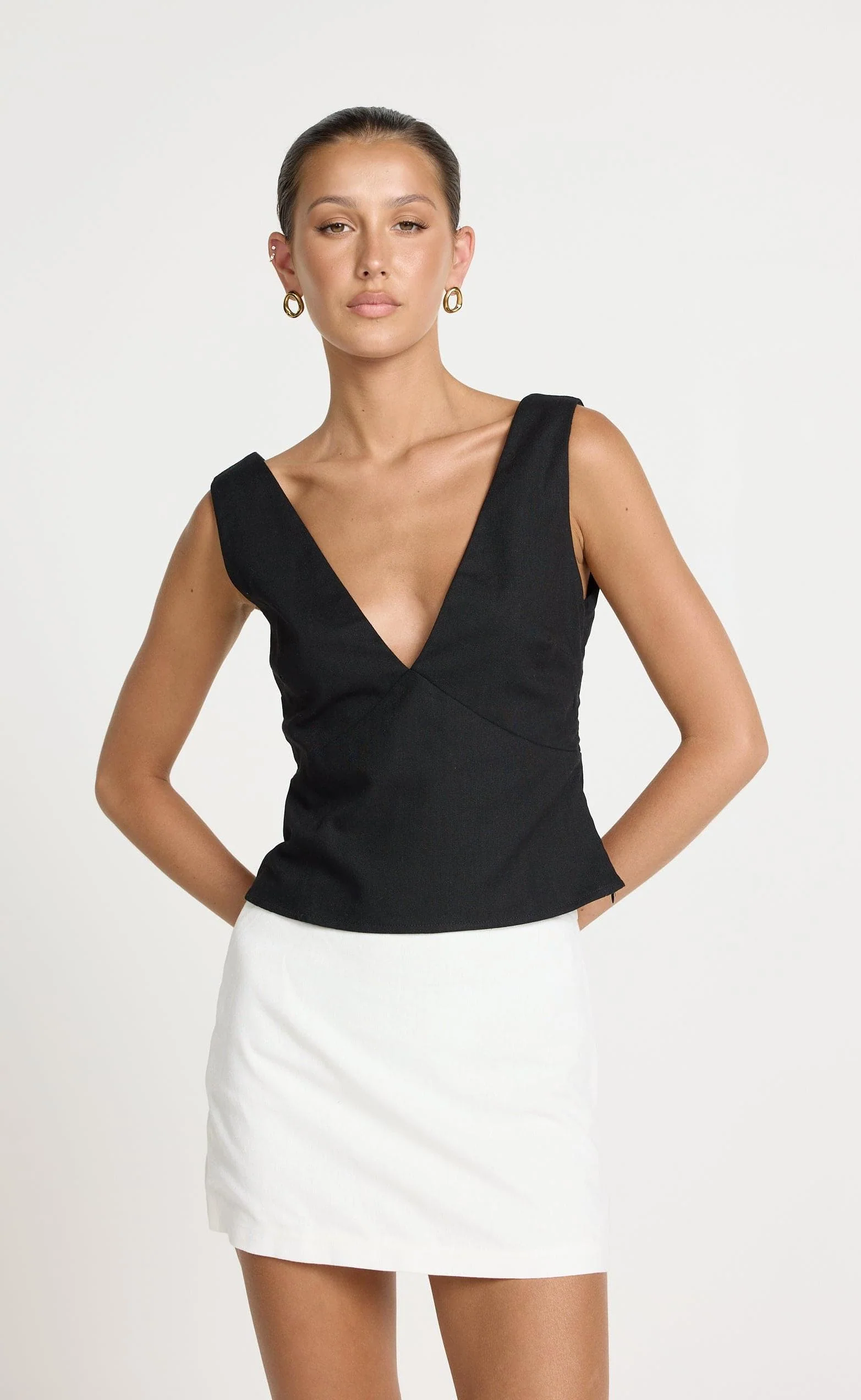 Bradshaw Mini Skirt (White) - Image 4
