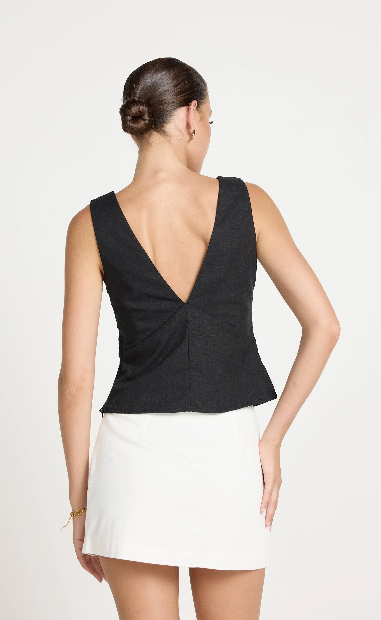 Bradshaw Mini Skirt (White) - Image 5