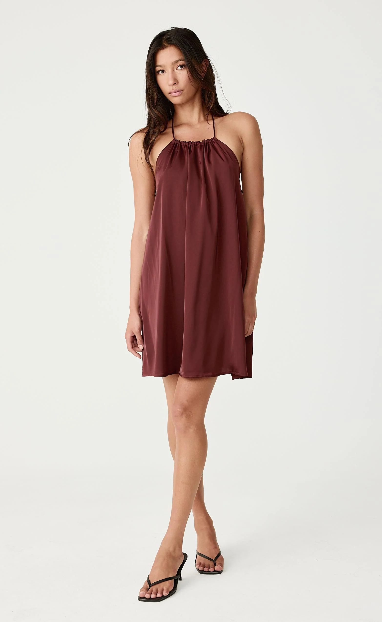Brooklyn Mini Dress (Sangria) - Image 5