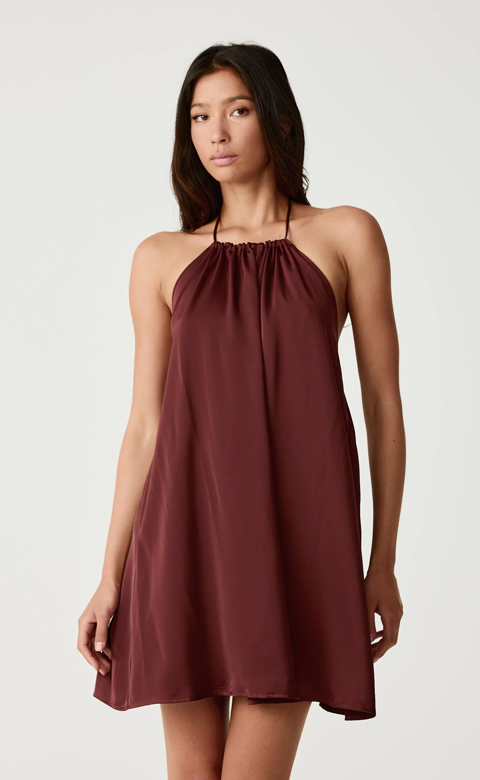 Brooklyn Mini Dress (Sangria) - Image 6
