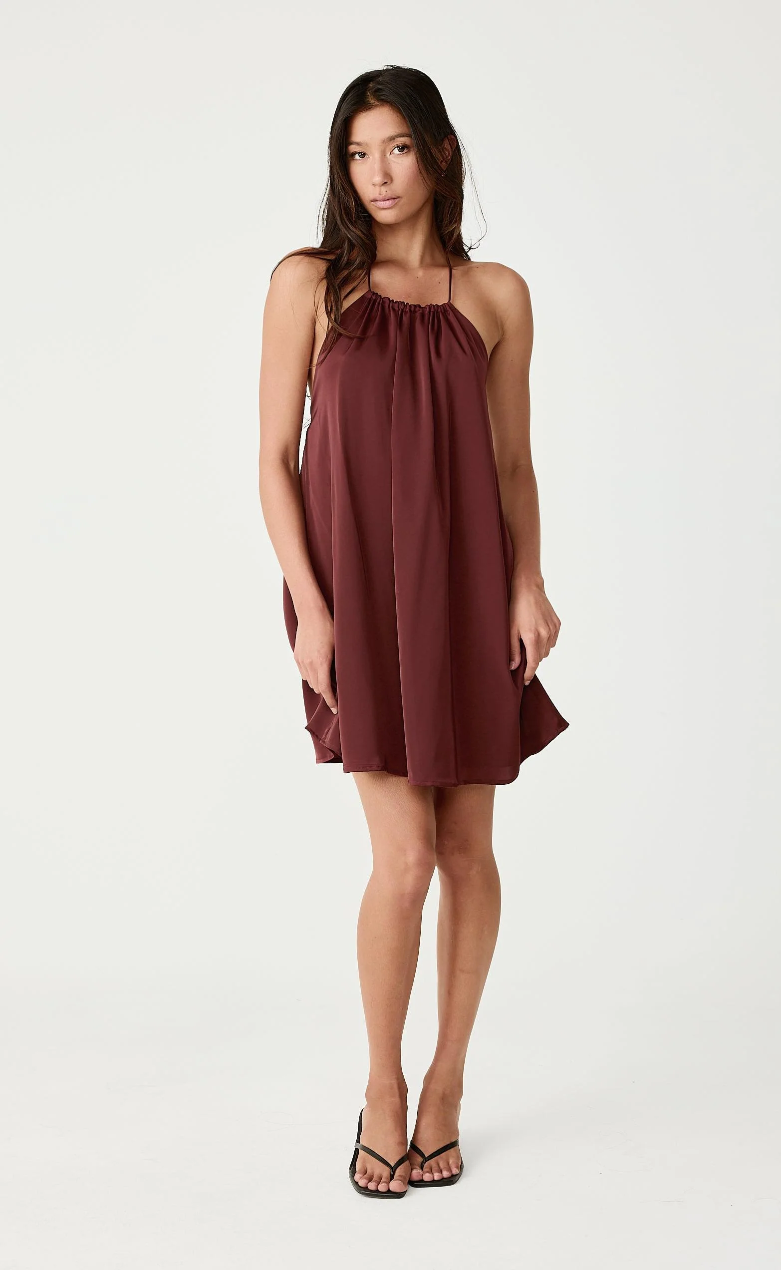 Brooklyn Mini Dress (Sangria) - Image 8