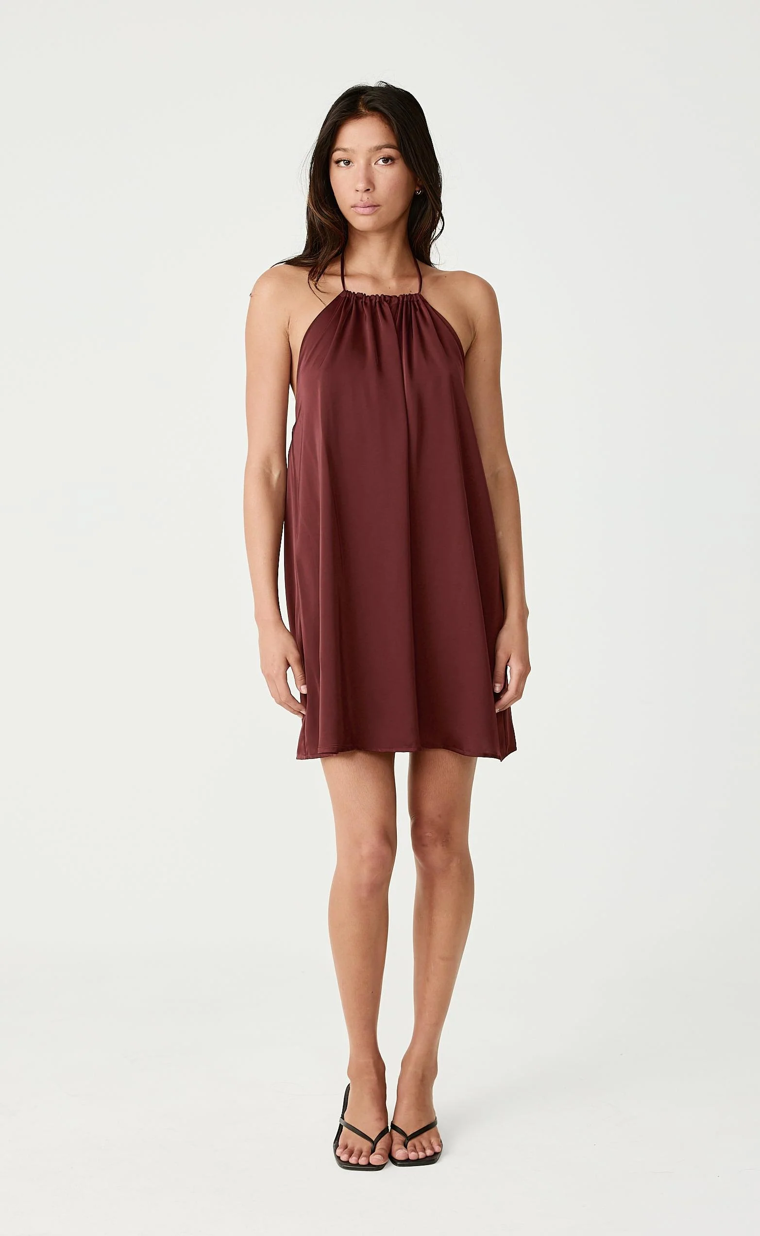 Brooklyn Mini Dress (Sangria) - Image 9