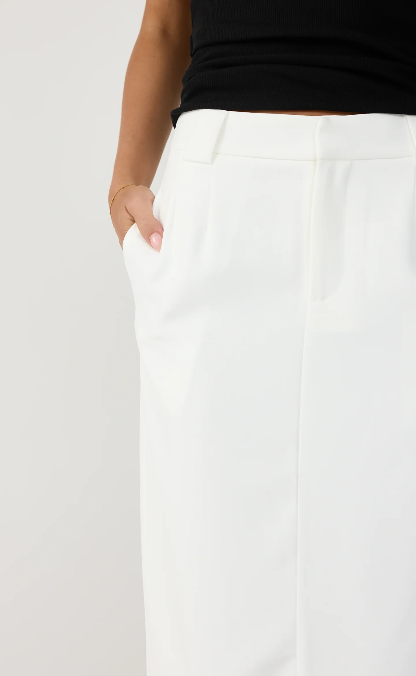 Bryson Midi Skirt (White) - Image 6