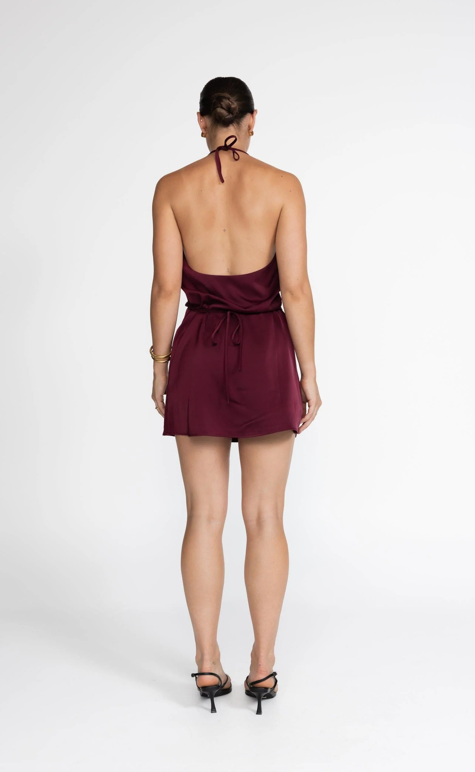 Cabaret Mini Dress (Plum) - Image 6