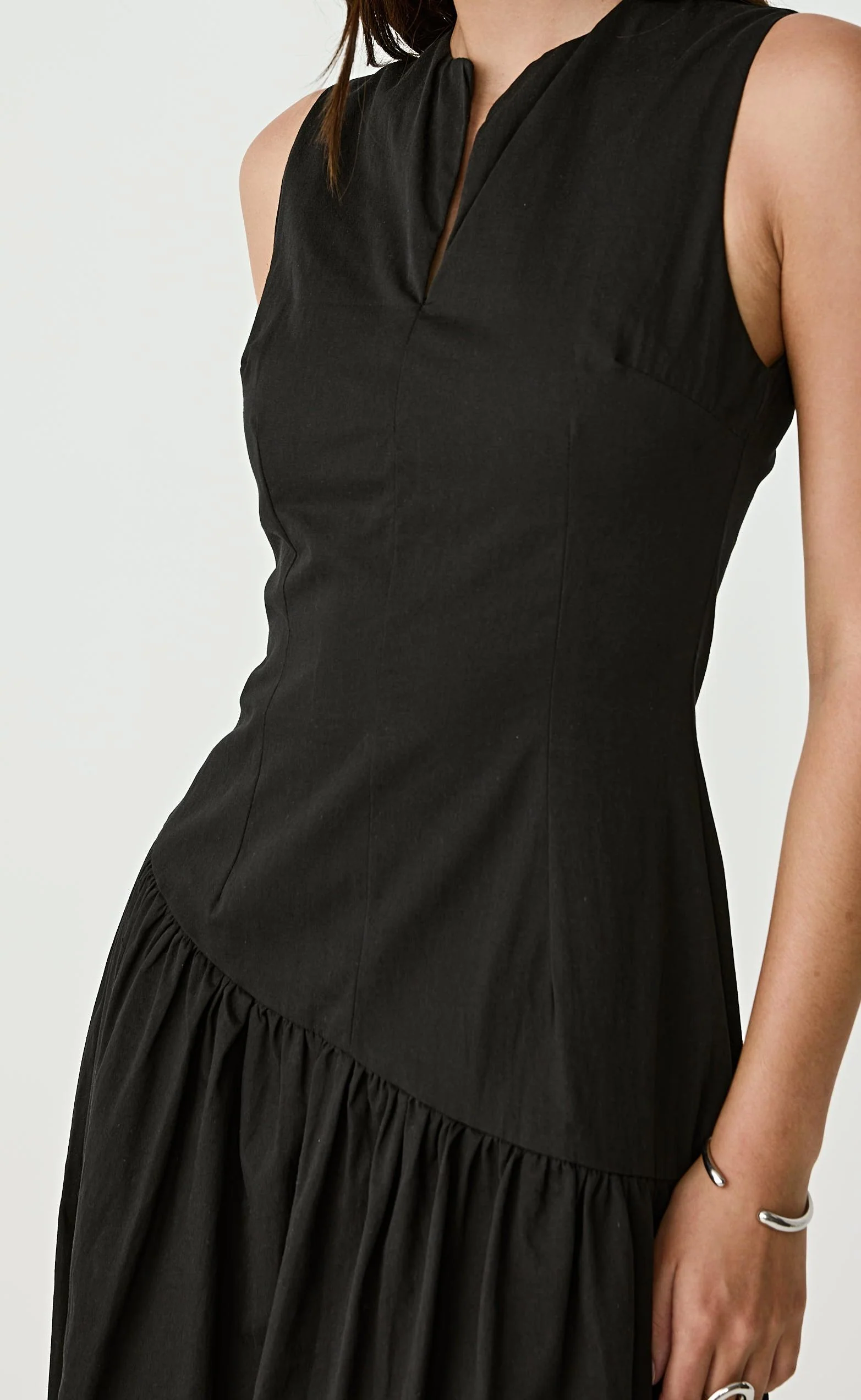 Caden Maxi Dress (Black) - Image 4