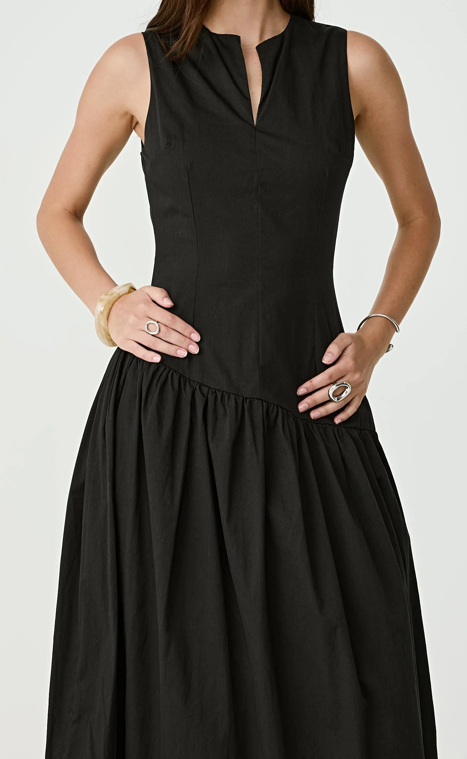Caden Maxi Dress (Black) - Image 5