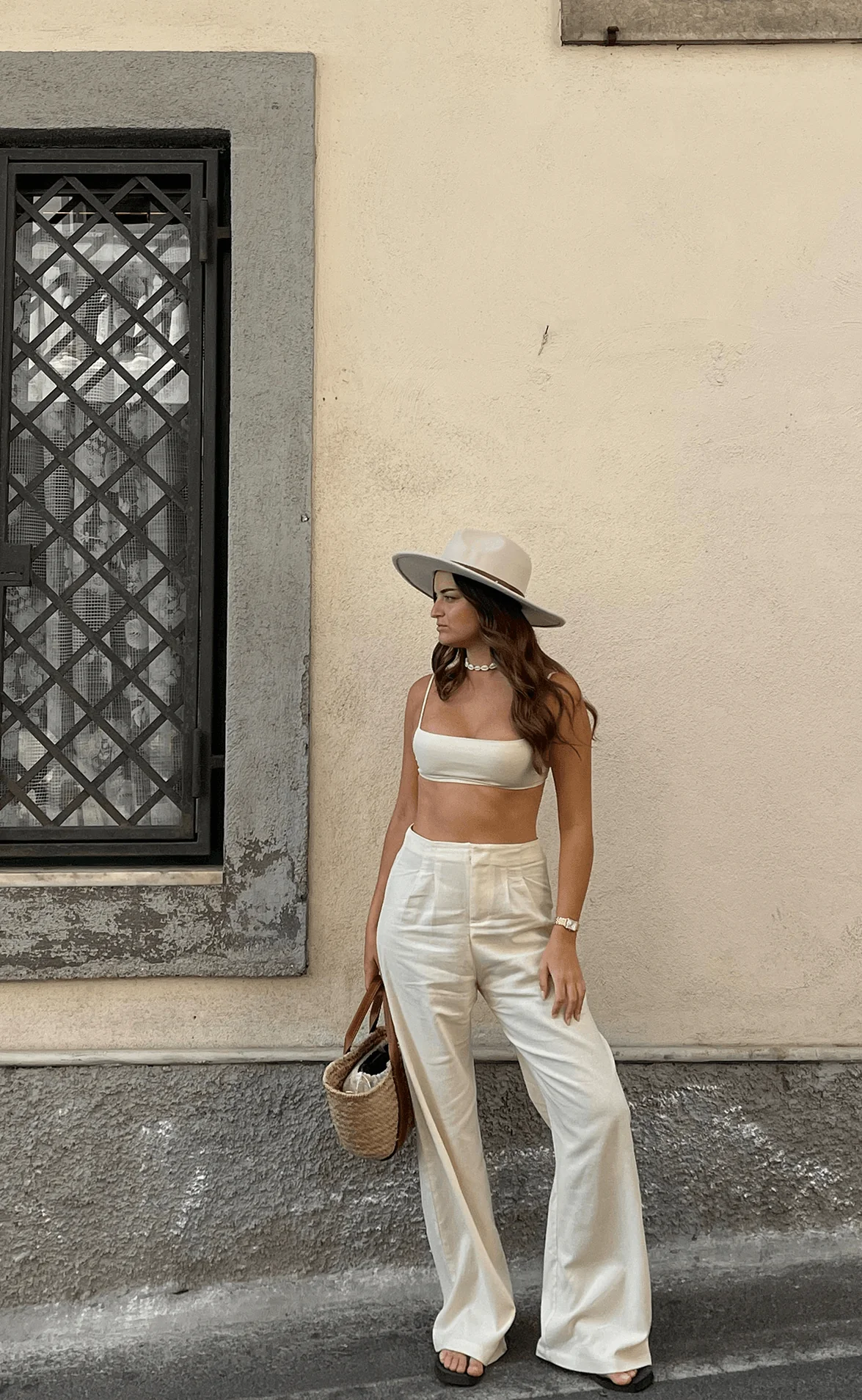 Cairo Crop Top (Beige) - Image 3