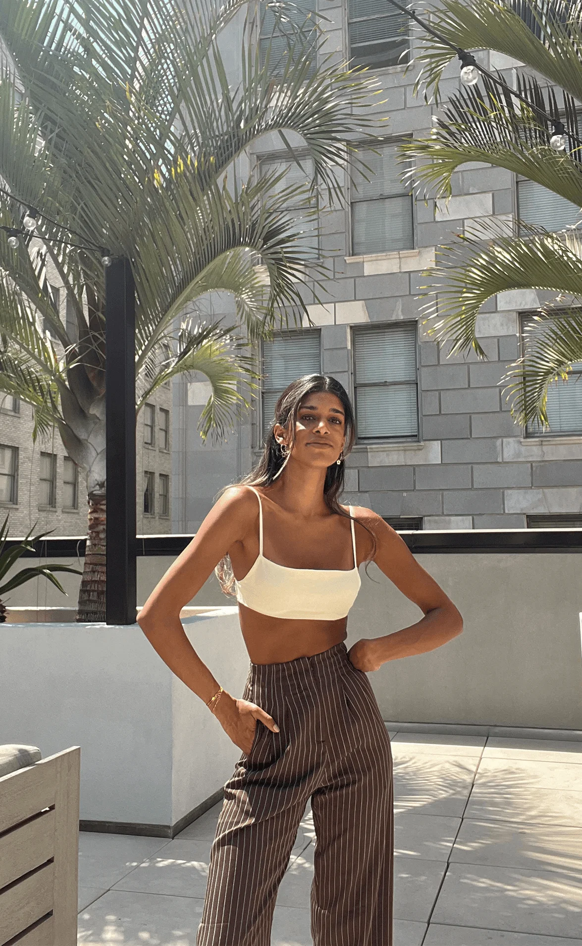 Cairo Crop Top (Beige) - Image 4