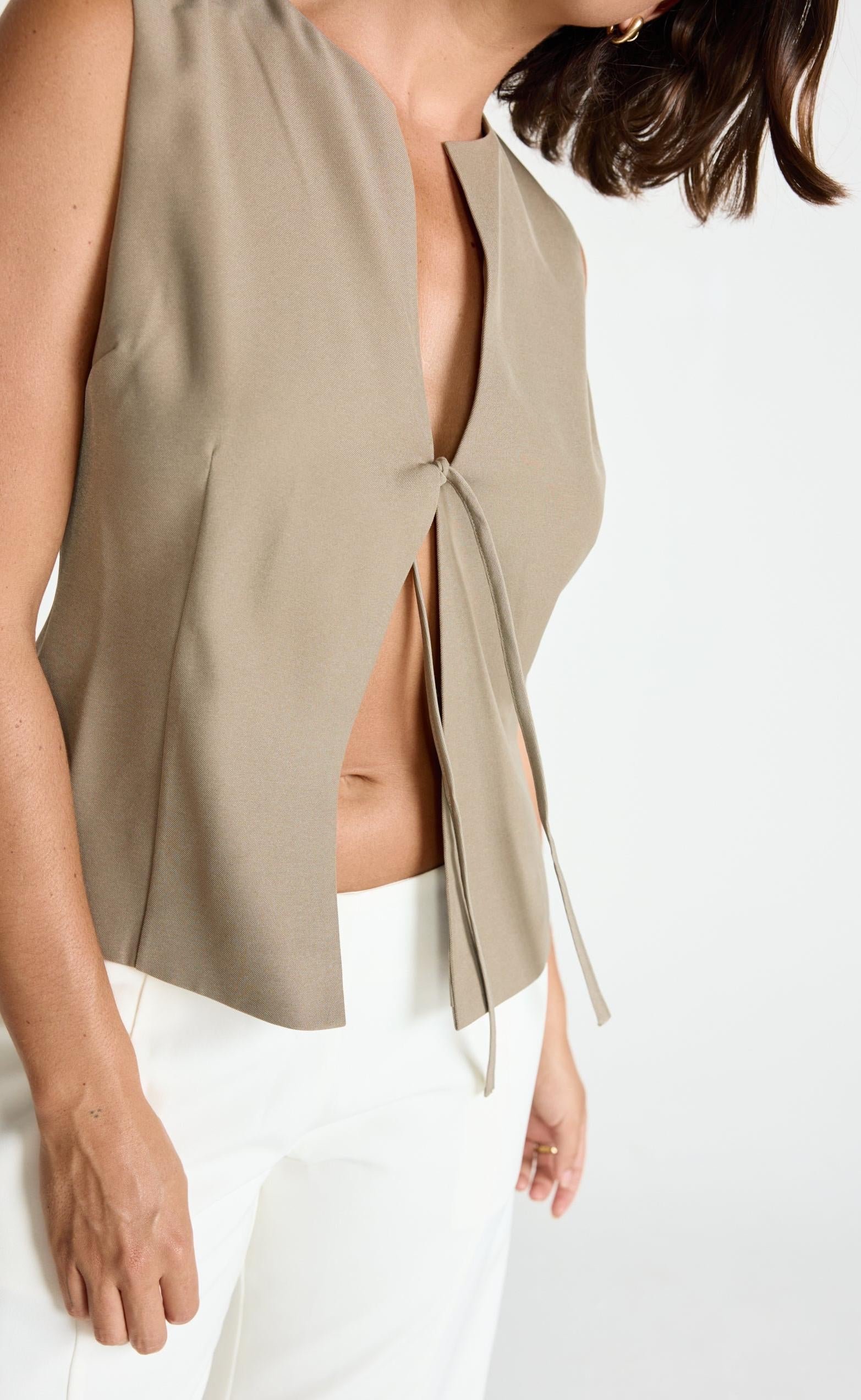 Caisey Top (Stone) - Image 2
